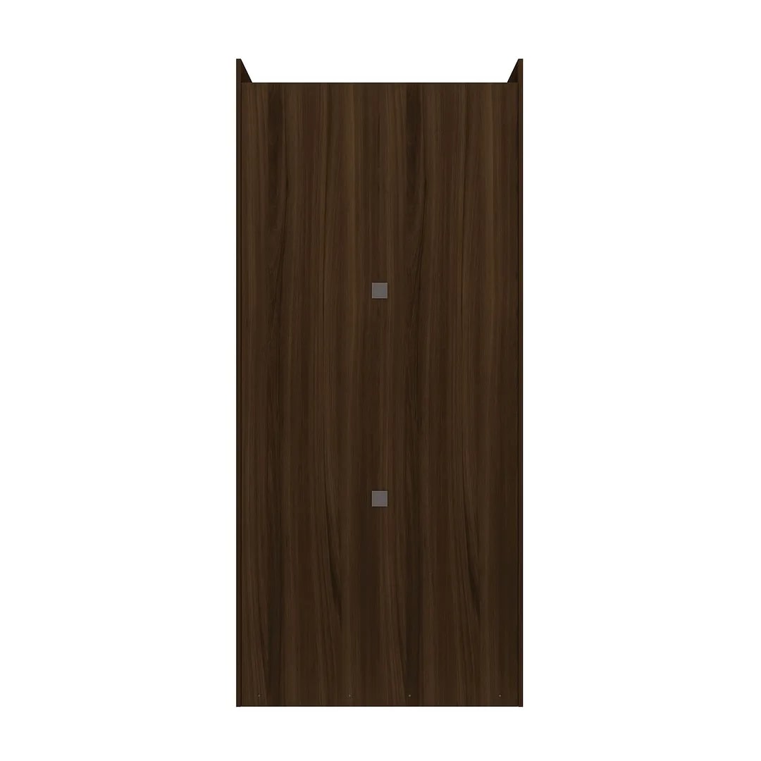 Mulberry 35.9-inch Open Double Hanging Wardrobe Closet w/2 Hanging Rods 