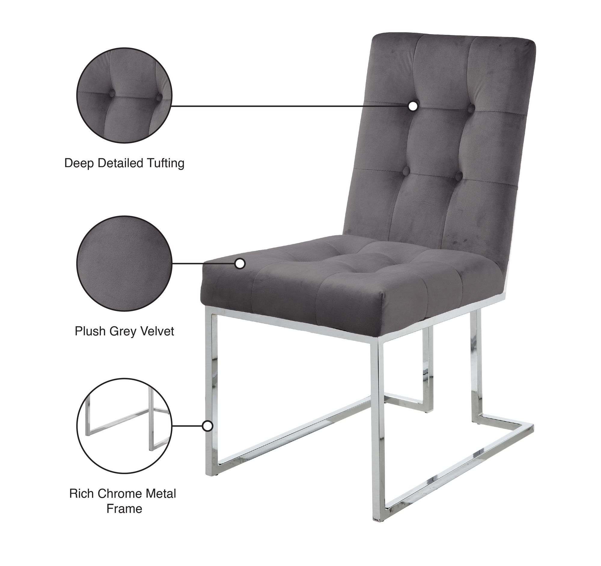 Alexis Velvet Dining Chair