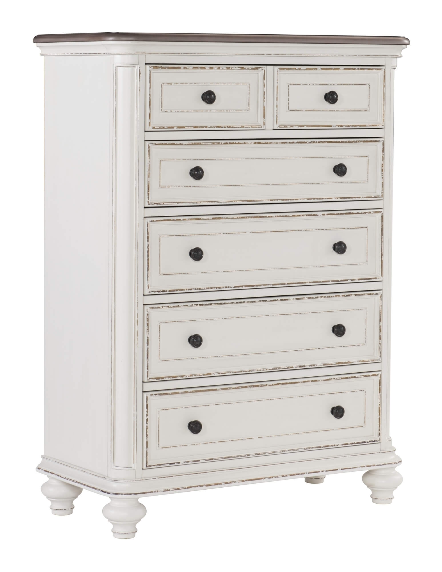 Baylesford 5 Drawer Wood/Wood Veneer Chest