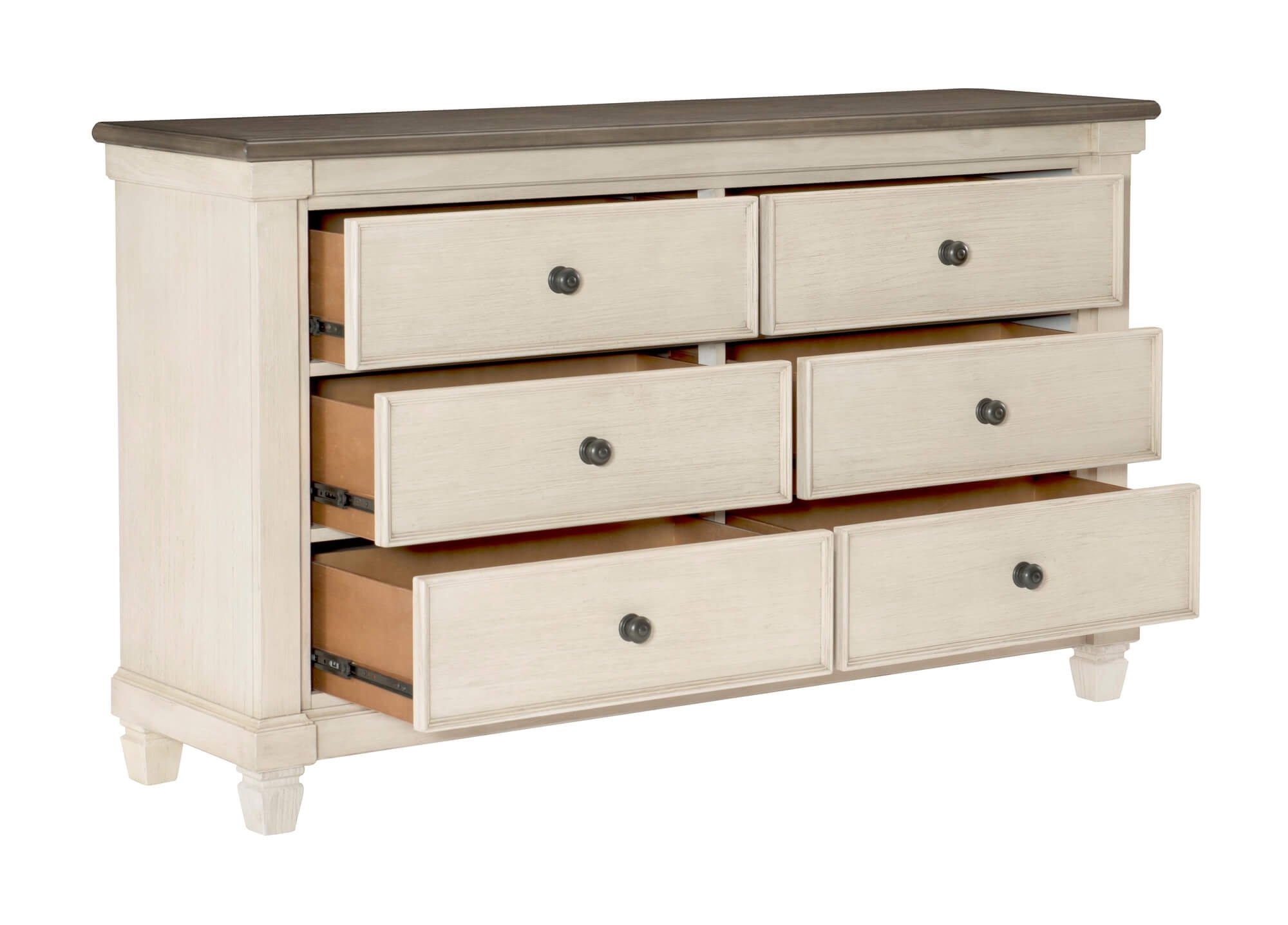 Weaver Wood/Wood Veneer 6 Drawer Dresser