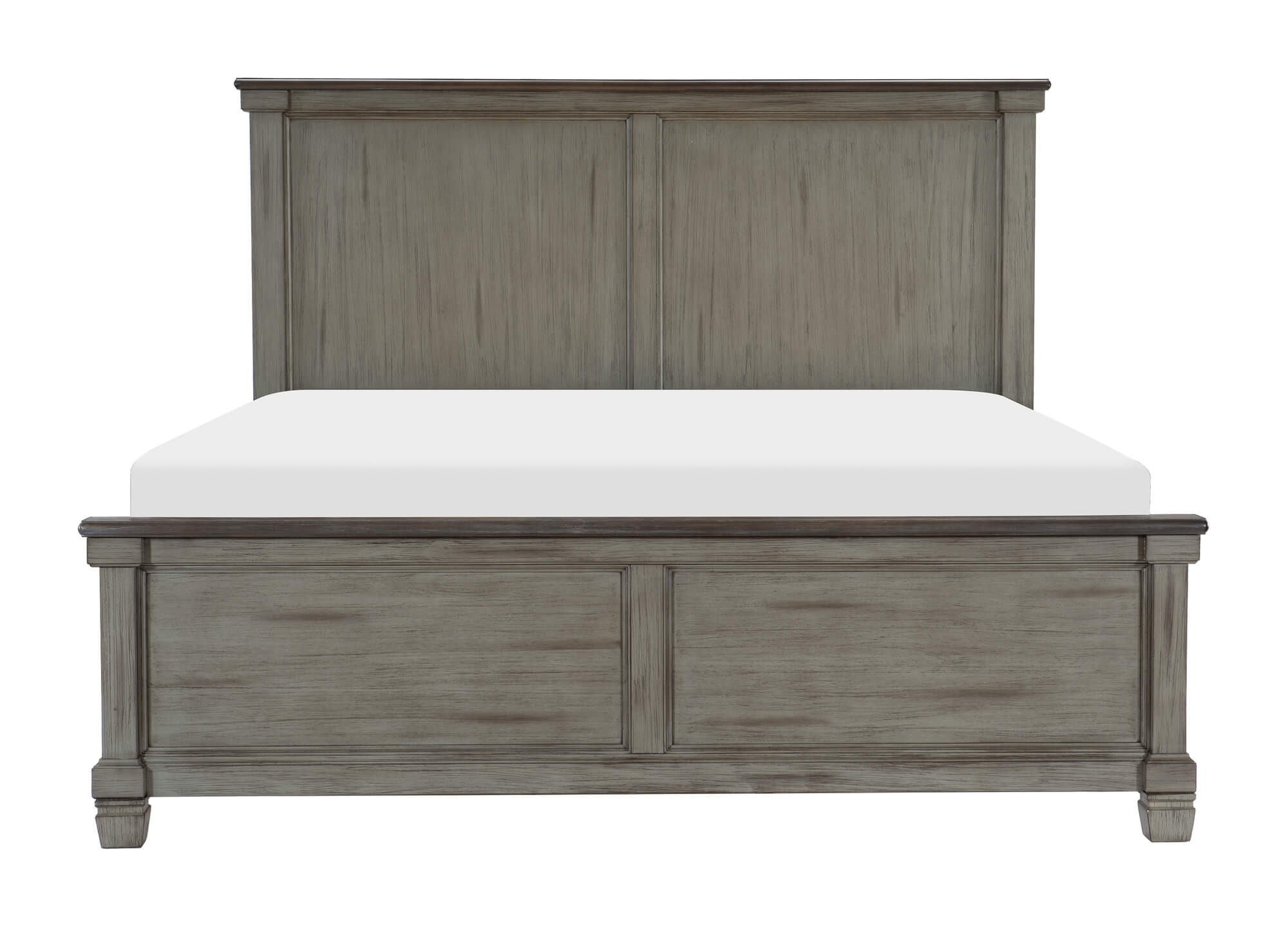 Weaver Wood/Wood Veneer Bed