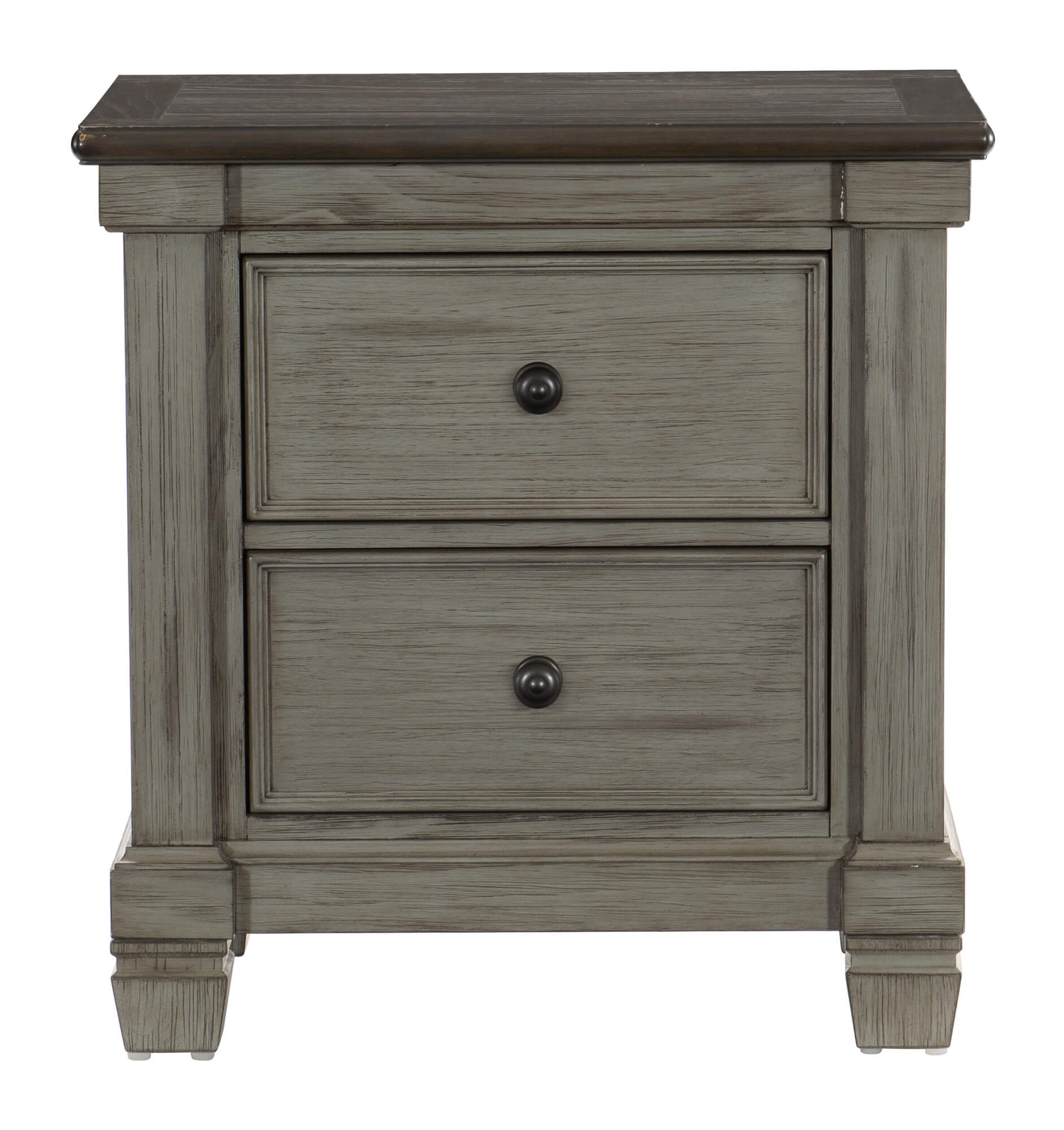 Weaver Wood/Wood Veneer Bedroom Set