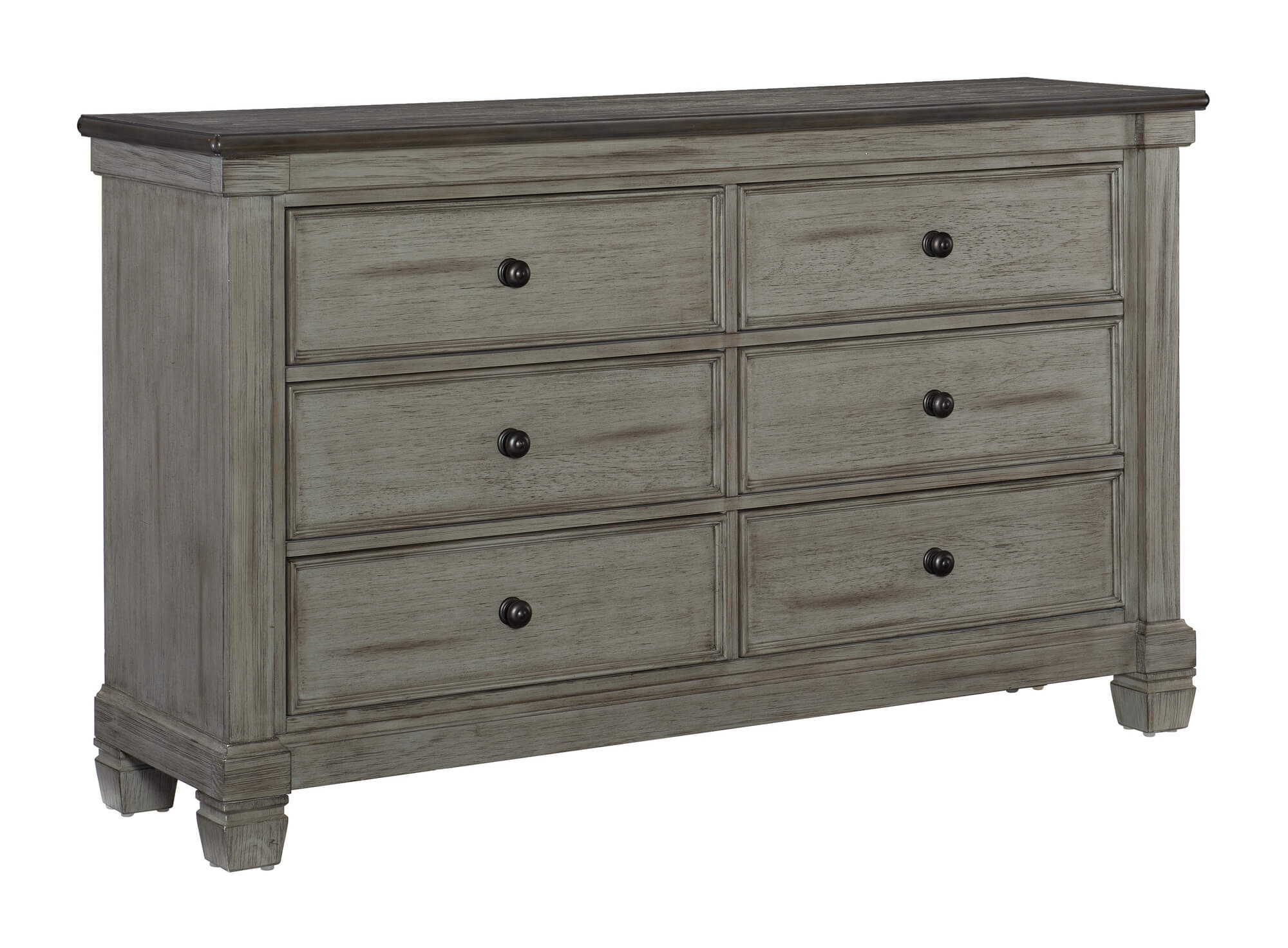 Weaver Wood/Wood Veneer Bedroom Set