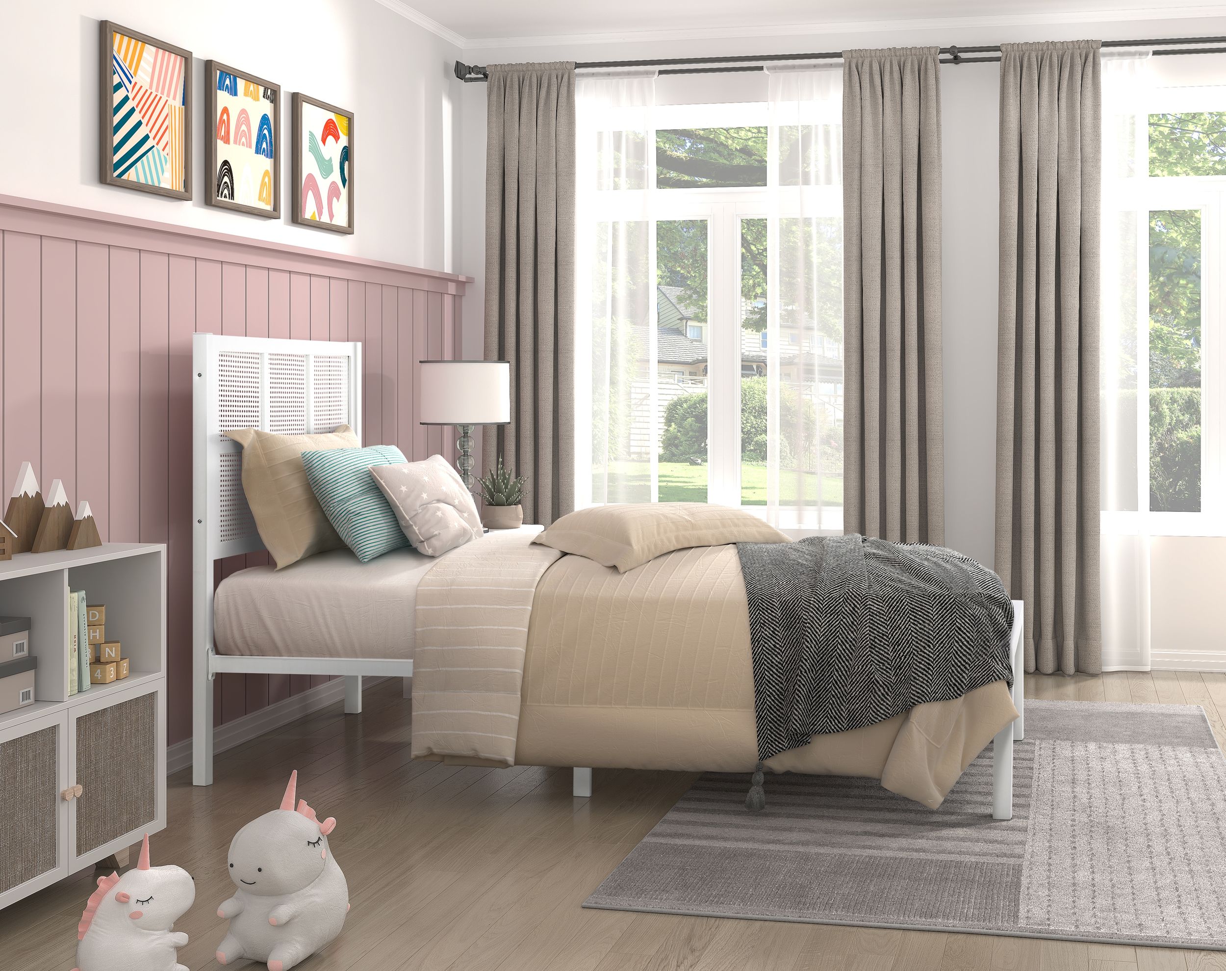 Sanibel Metal Platform Bed