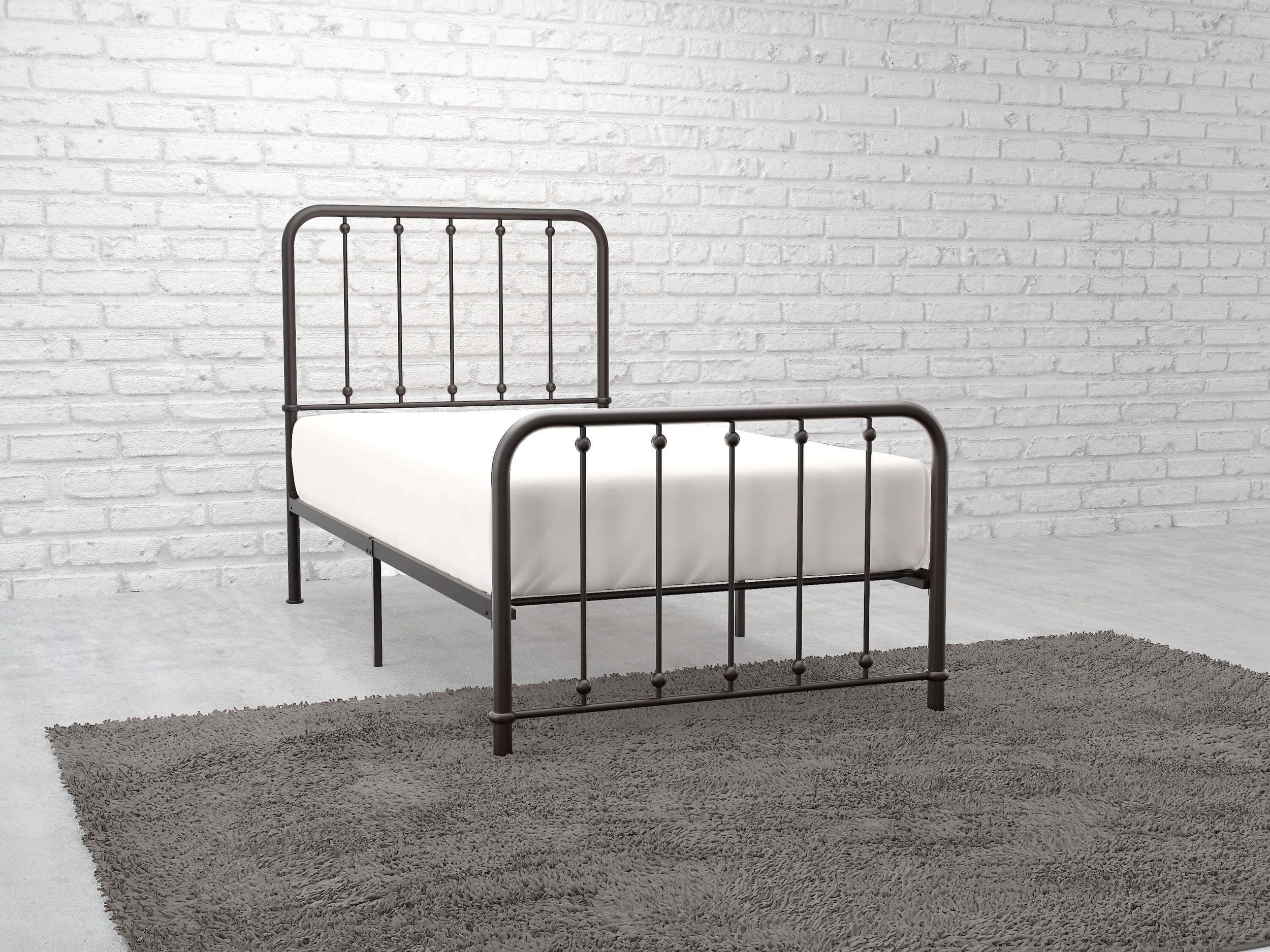 Larkspur Metal Platform Bed, Twin Size