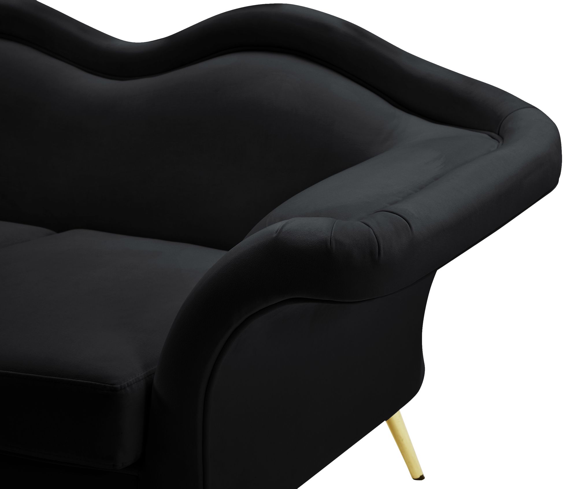 Lips Velvet Loveseat
