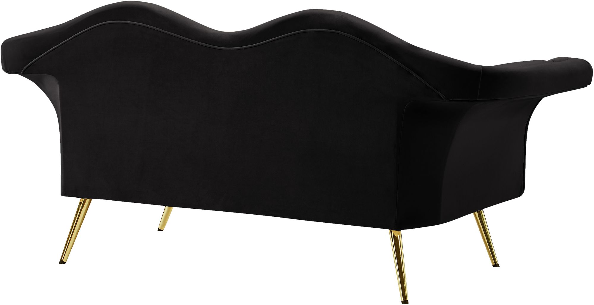 Lips Velvet Loveseat