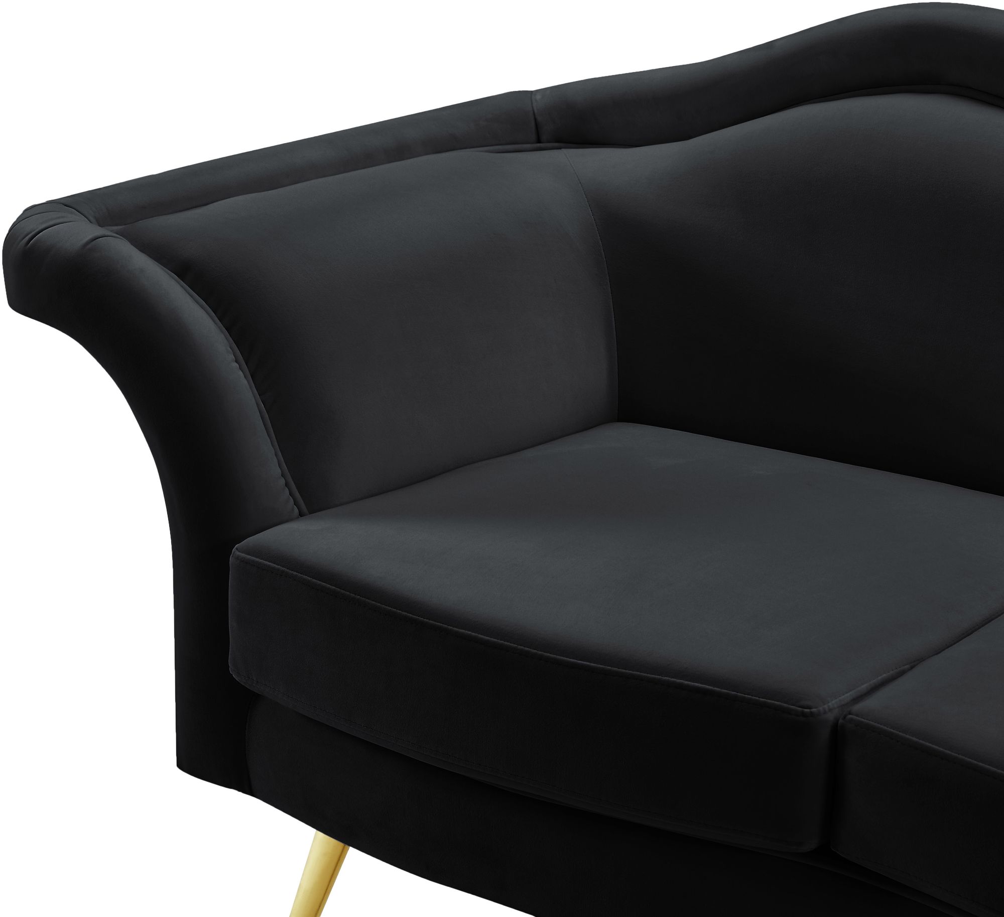 Lips Velvet Loveseat