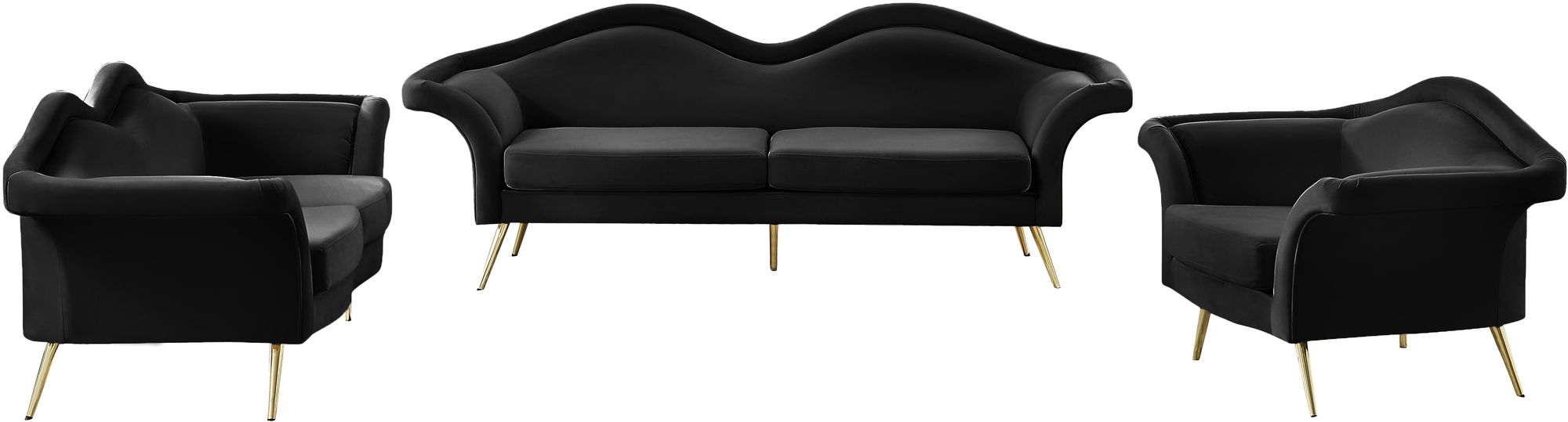 Lips Velvet Sofa