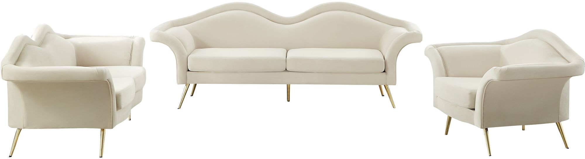 Lips Velvet Chair