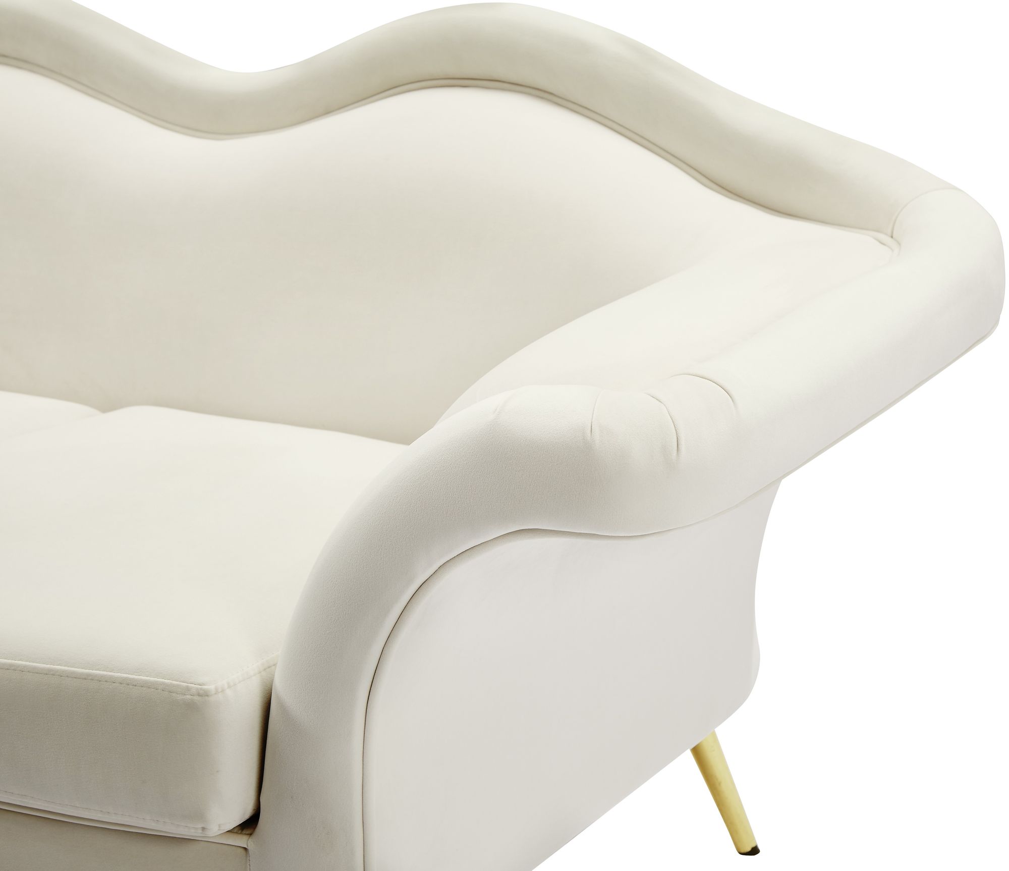 Lips Velvet Loveseat