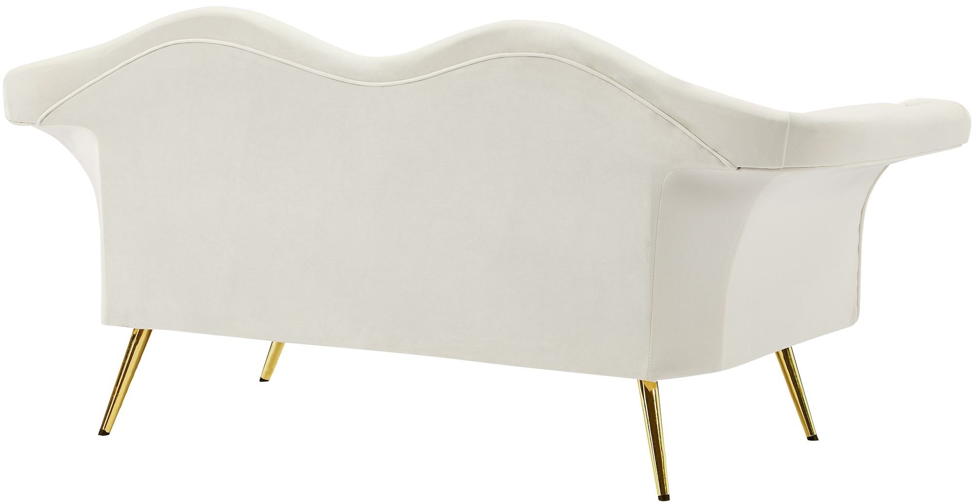 Lips Velvet Loveseat
