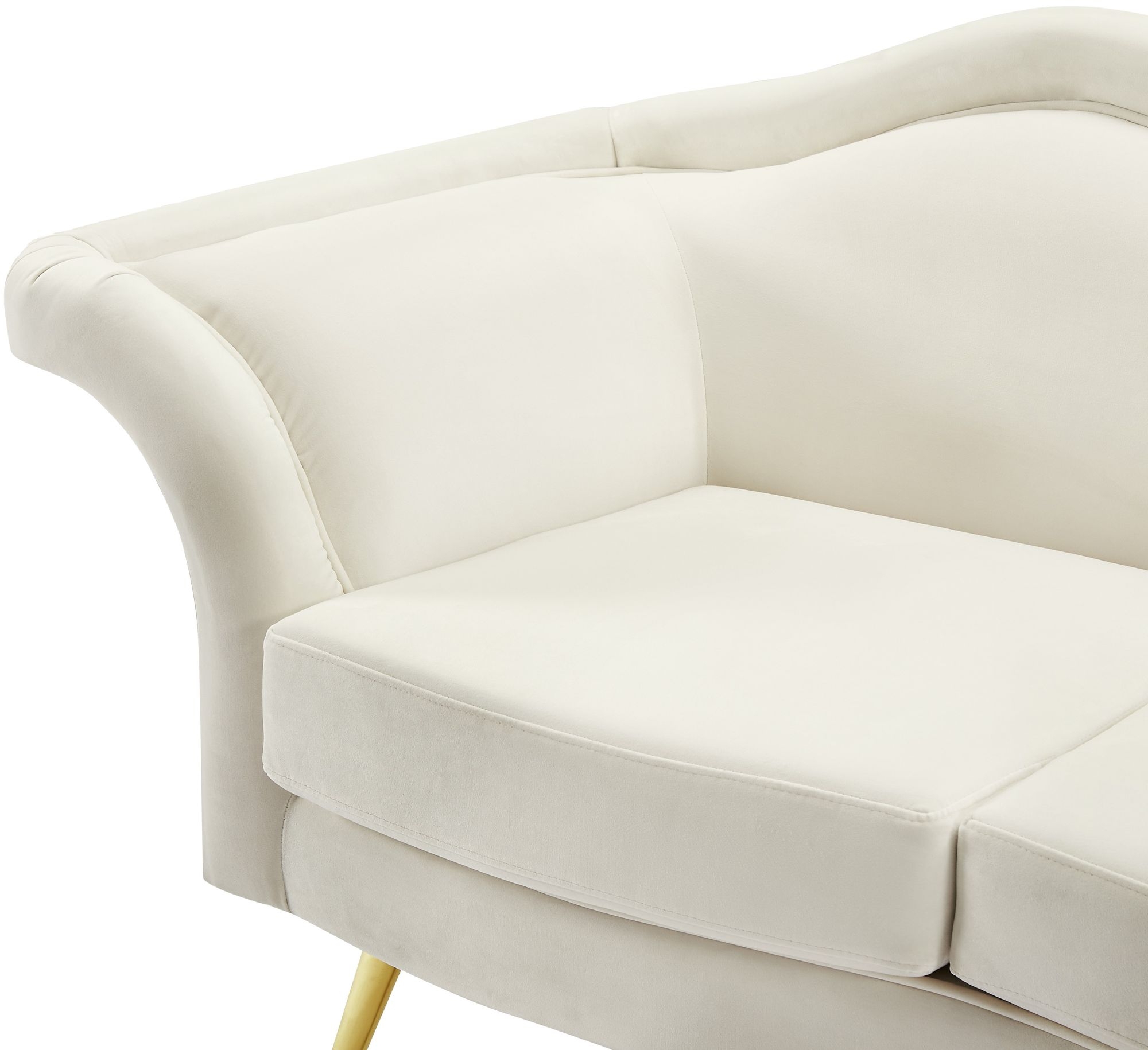 Lips Velvet Loveseat