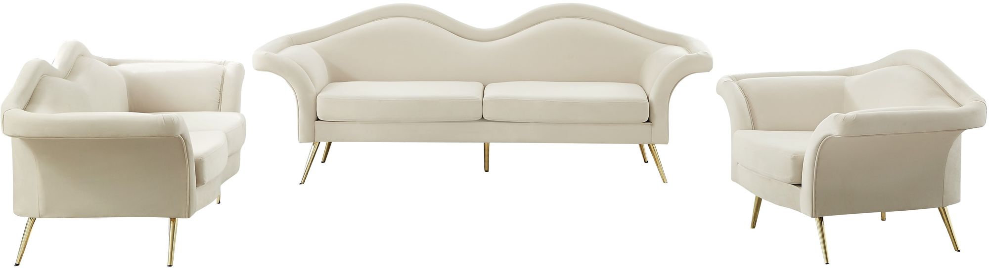 Lips Velvet Sofa