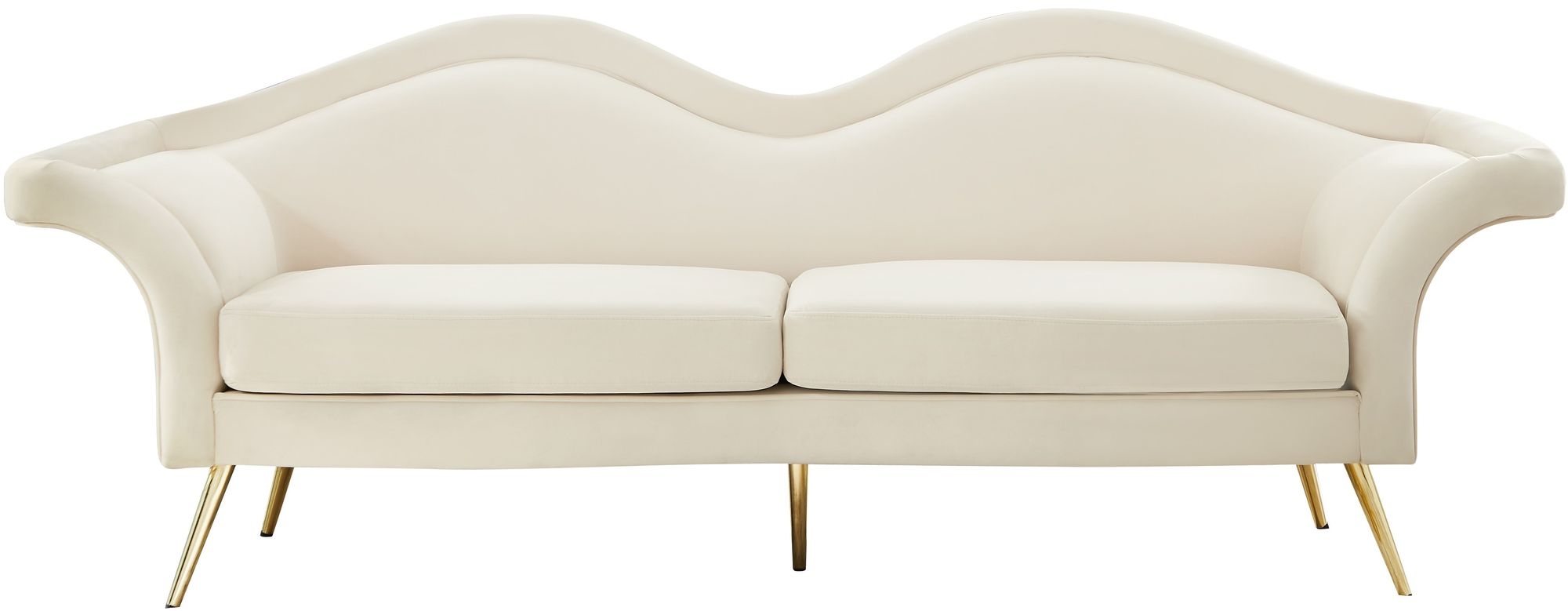 Lips Velvet Sofa