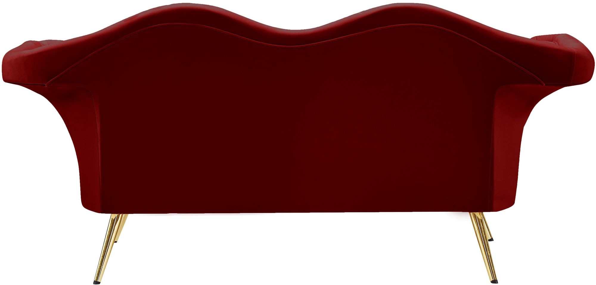Lips Velvet Loveseat