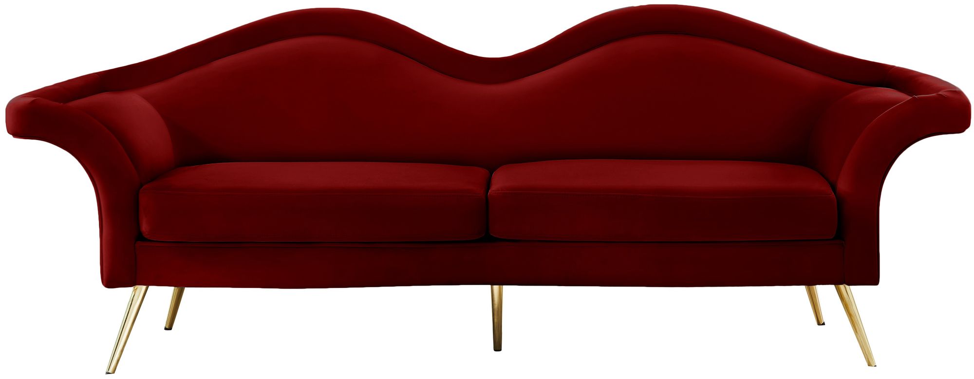 Lips Velvet Sofa