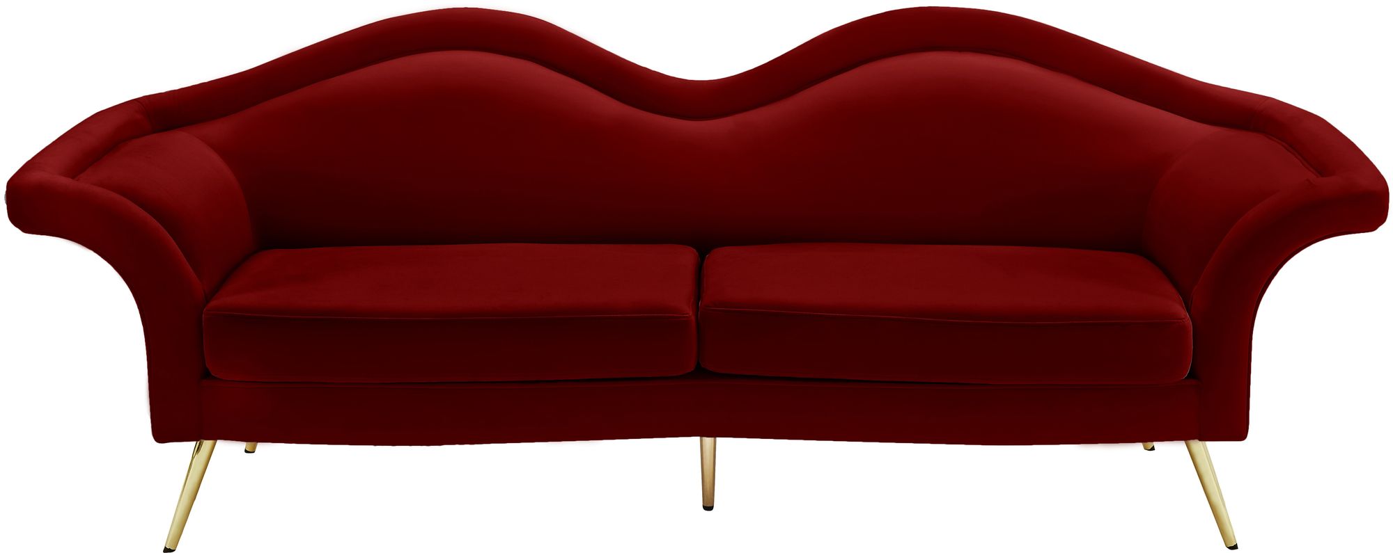 Lips Velvet Sofa