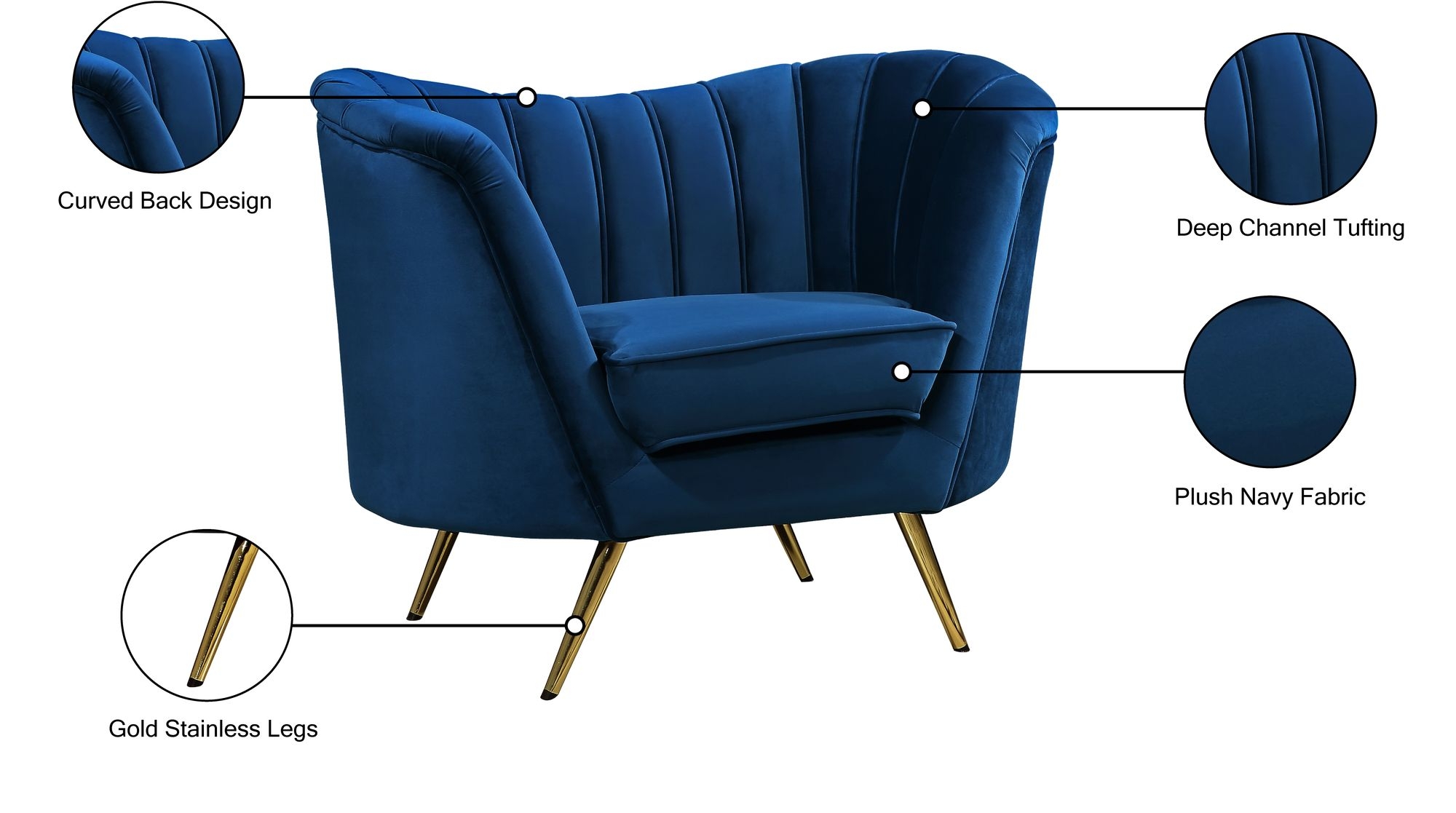 Margo Velvet Chair
