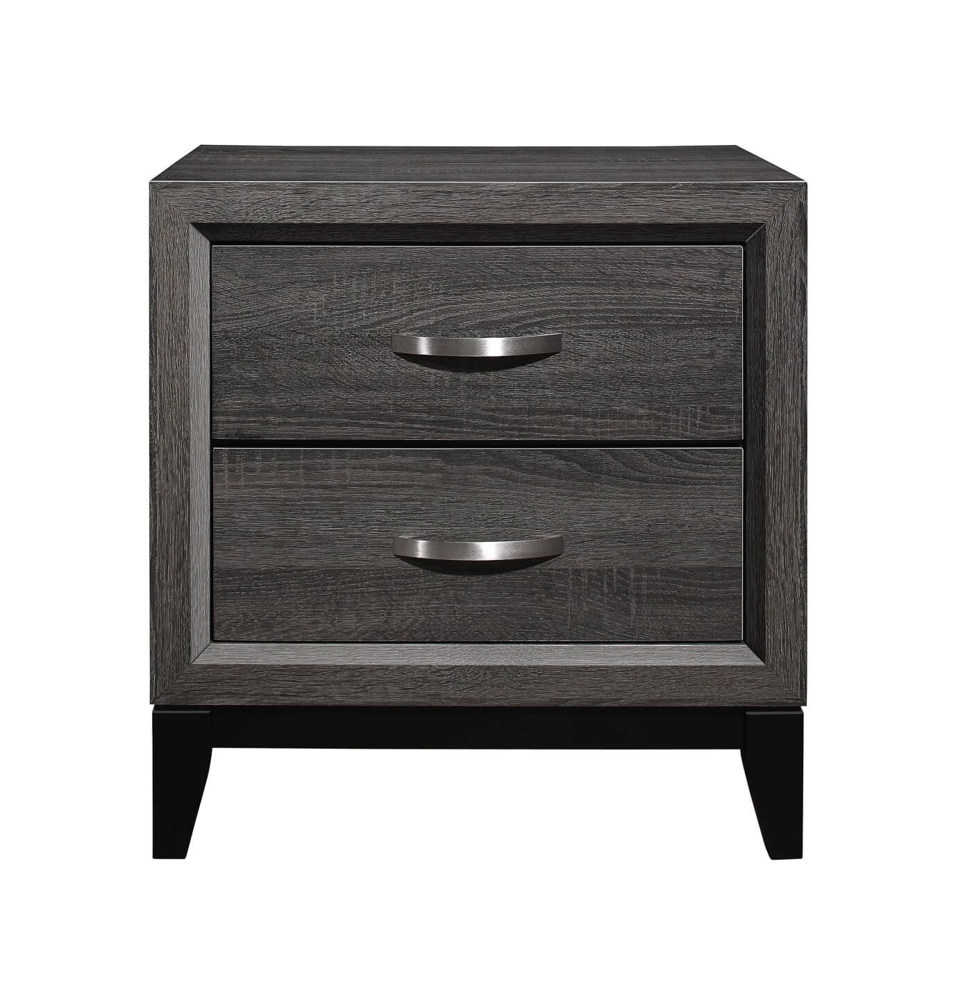 Davi Wood/Wood Veneer Bedroom Set