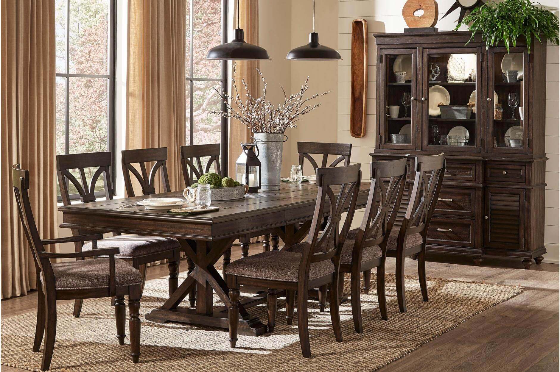 Cardano Rectangular Wood Dining Set by Homelegance