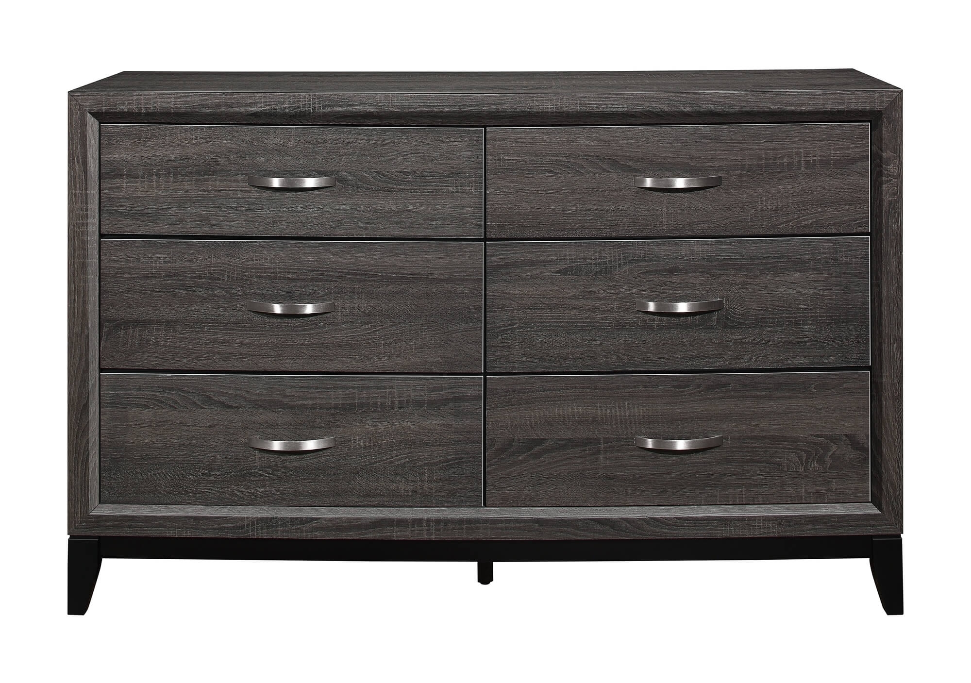 Davi Wood/Wood Veneer Bedroom Set
