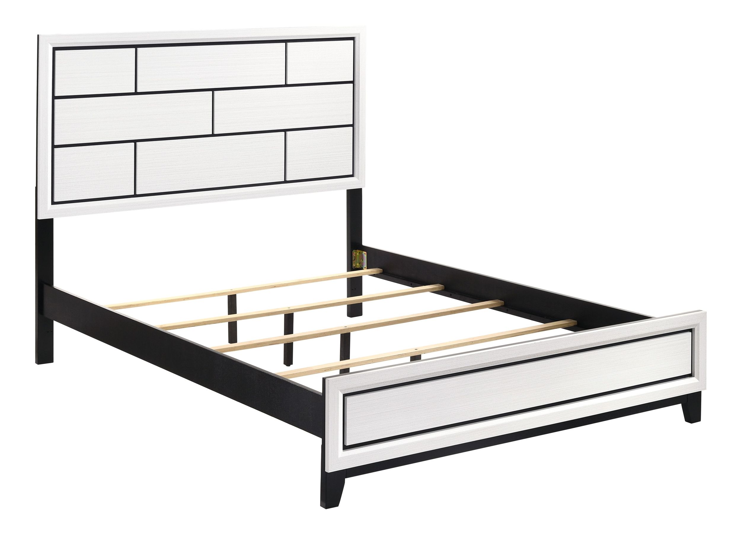 Davi Faux Wood Veneer/Wood Panel Bedrom Set