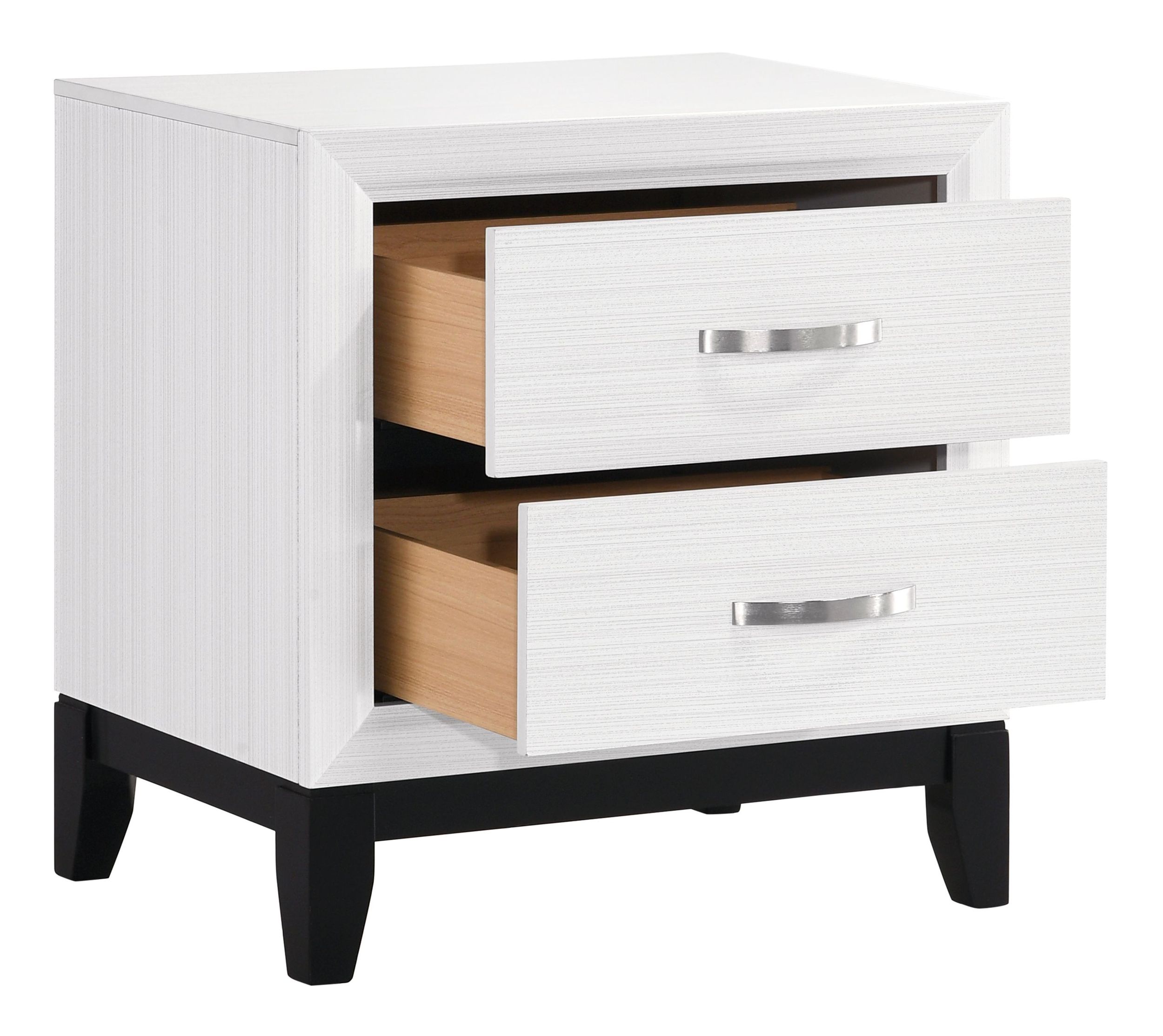 Davi Faux Wood Veneer/Wood Panel Bedrom Set