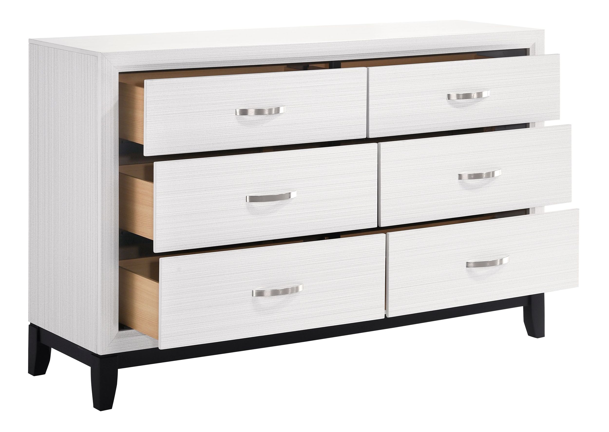 Davi Faux Wood Veneer/Wood Panel Bedrom Set