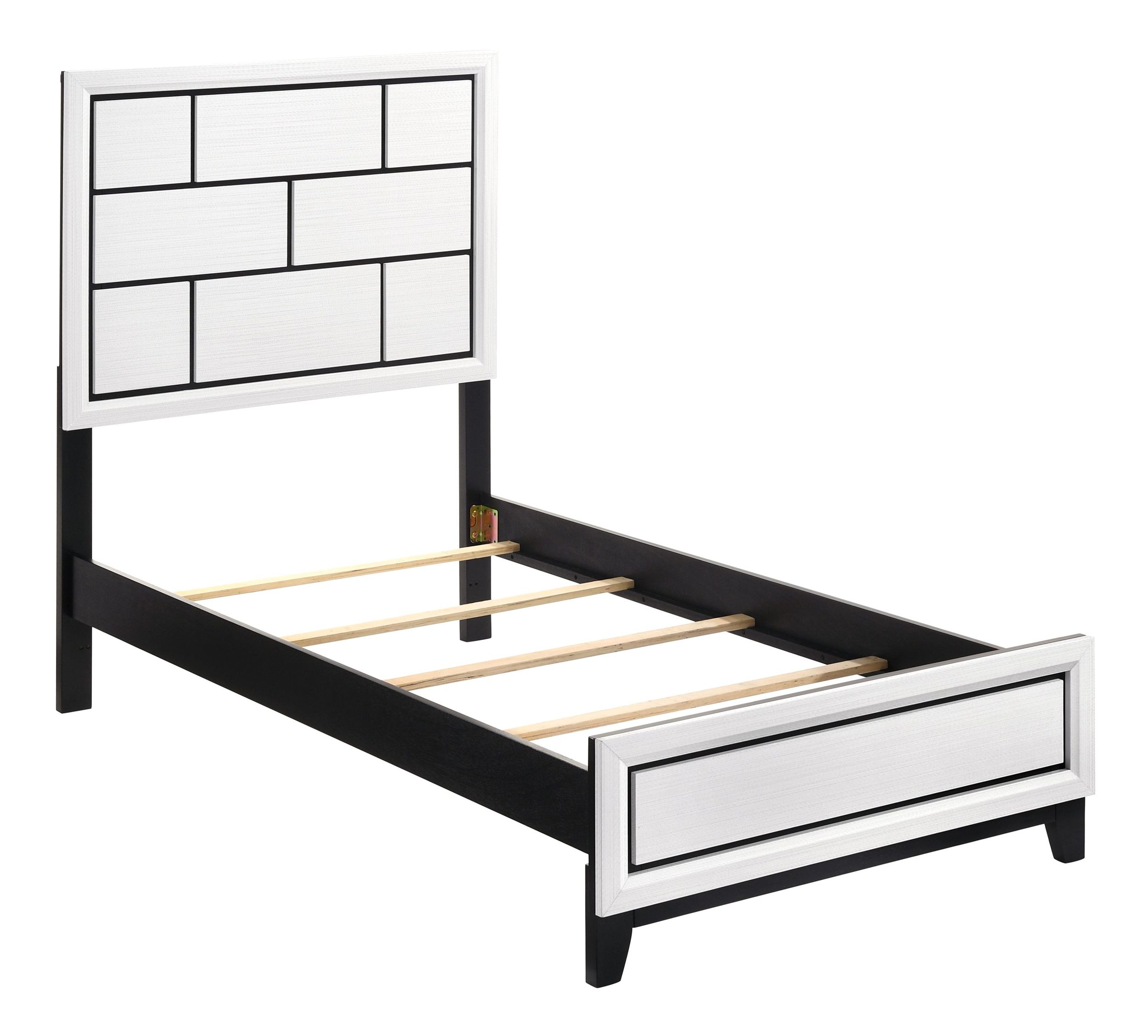 Davi Faux Wood Veneer/Wood Panel Bedrom Set