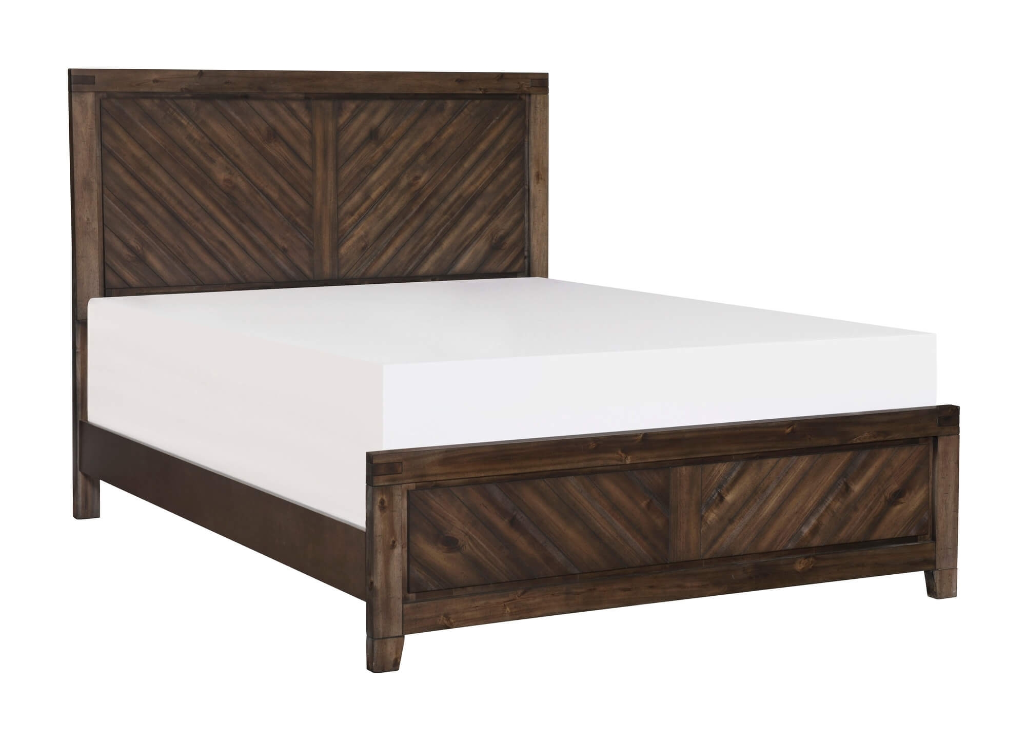 Parnell Wood/Wood Veneer Bedroom Set