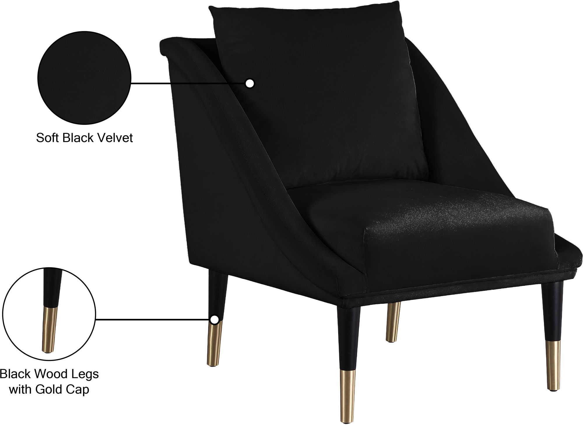 Elegante Velvet Chair