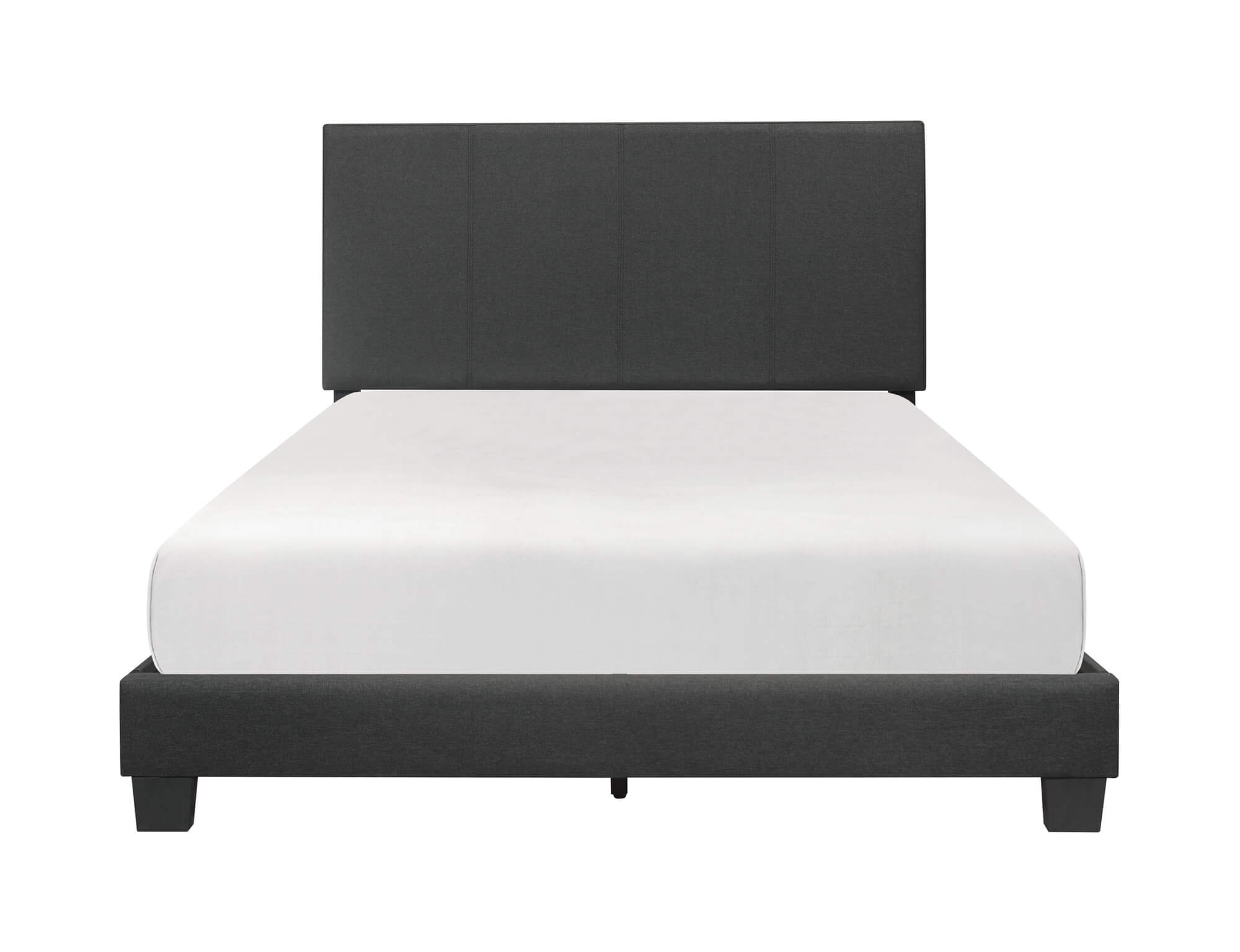 Nolens Fabric Panel Bed in a Box, Queen Size