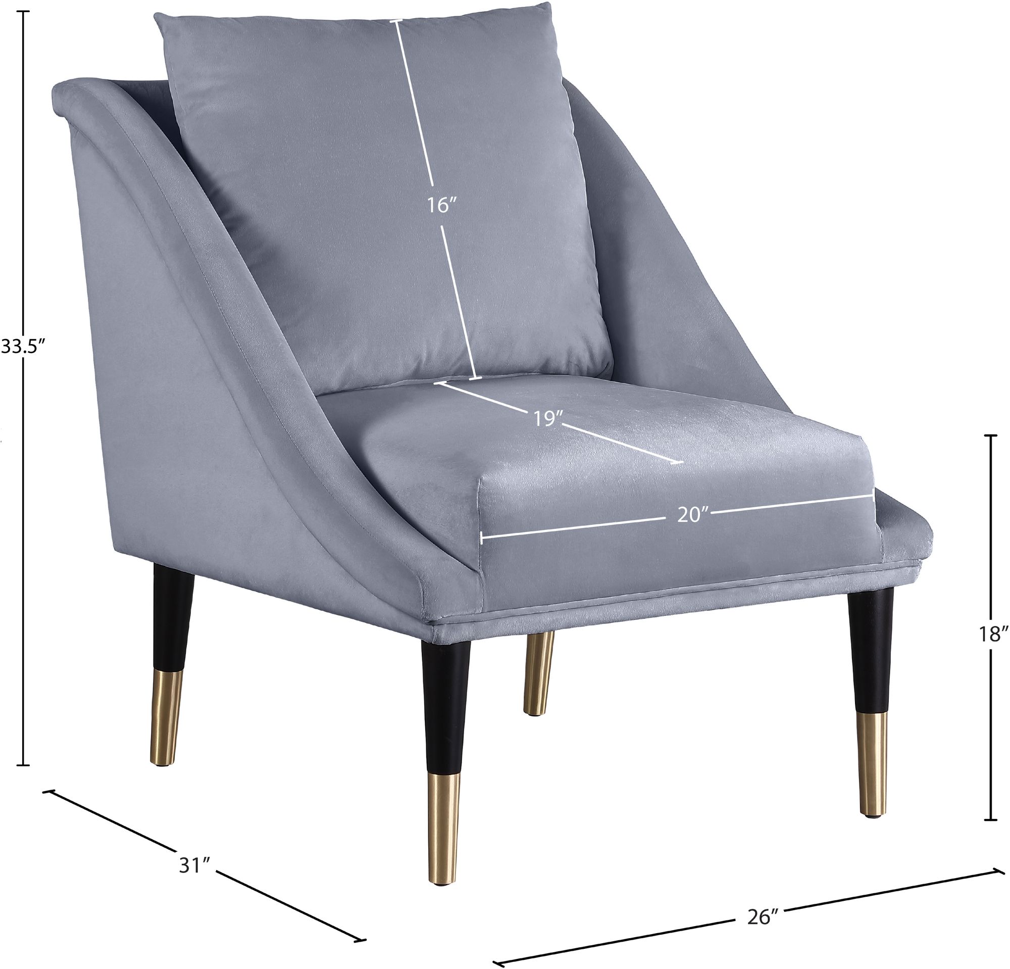 Elegante Velvet Chair