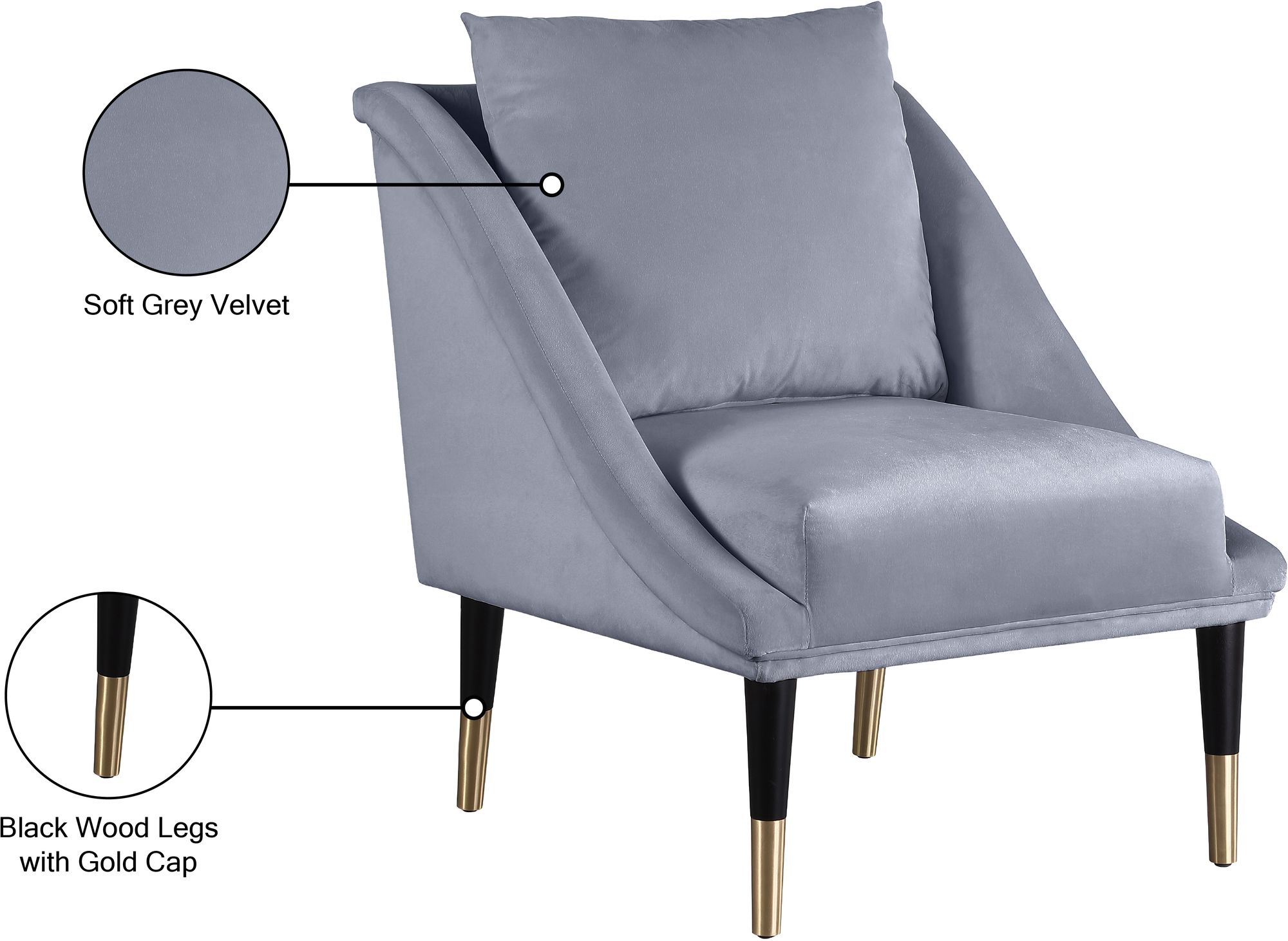 Elegante Velvet Chair