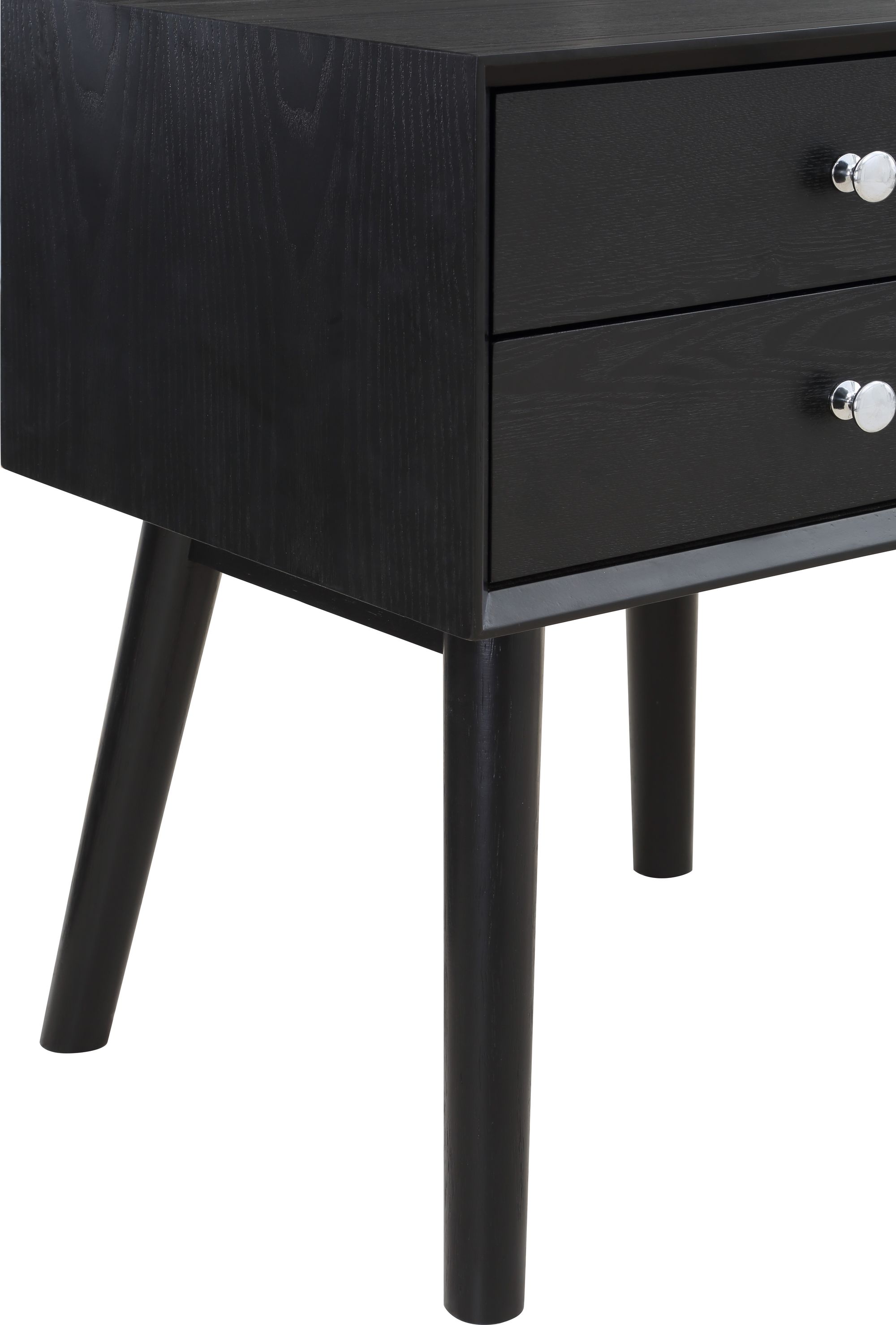 Teddy 2-Drawer Wood Veneer Nightstand