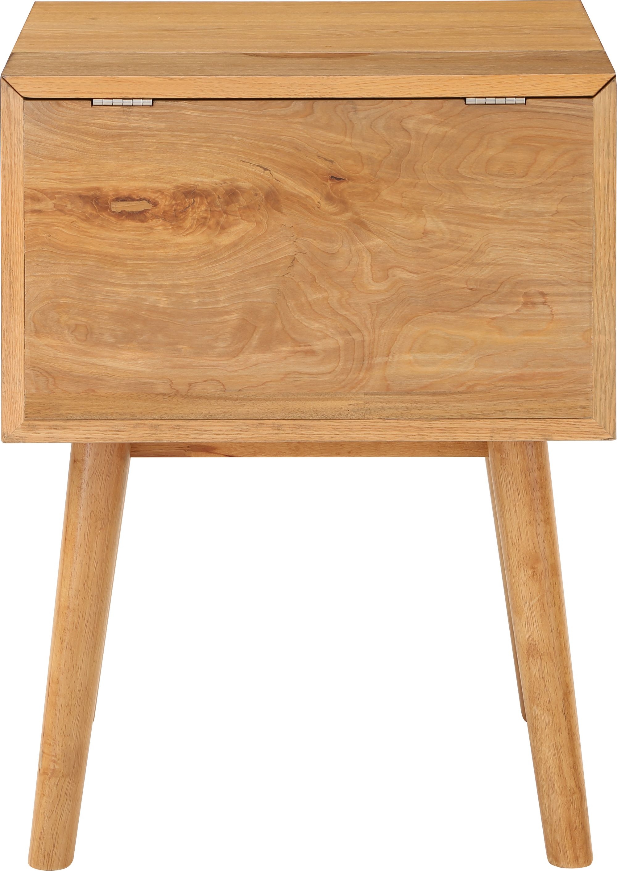 Teddy 2-Drawer Wood Veneer Nightstand