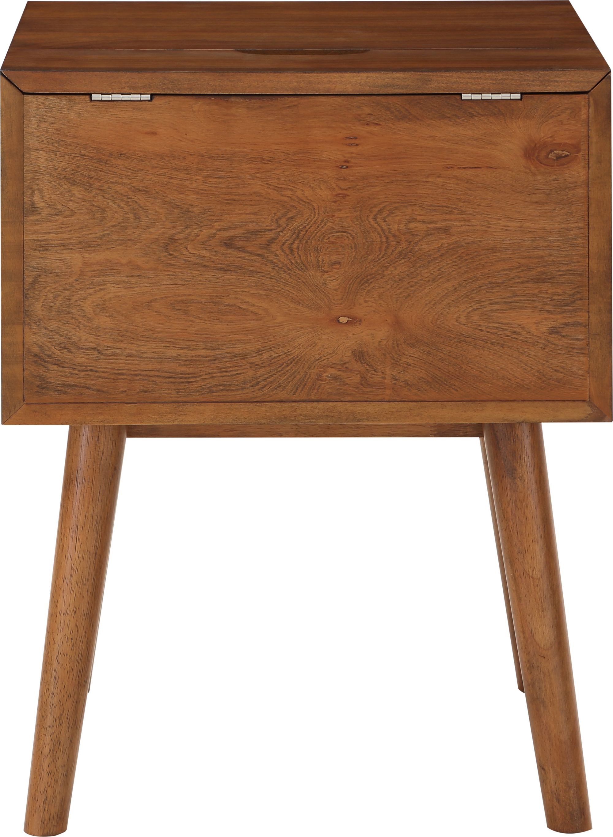 Teddy 2-Drawer Wood Veneer Nightstand