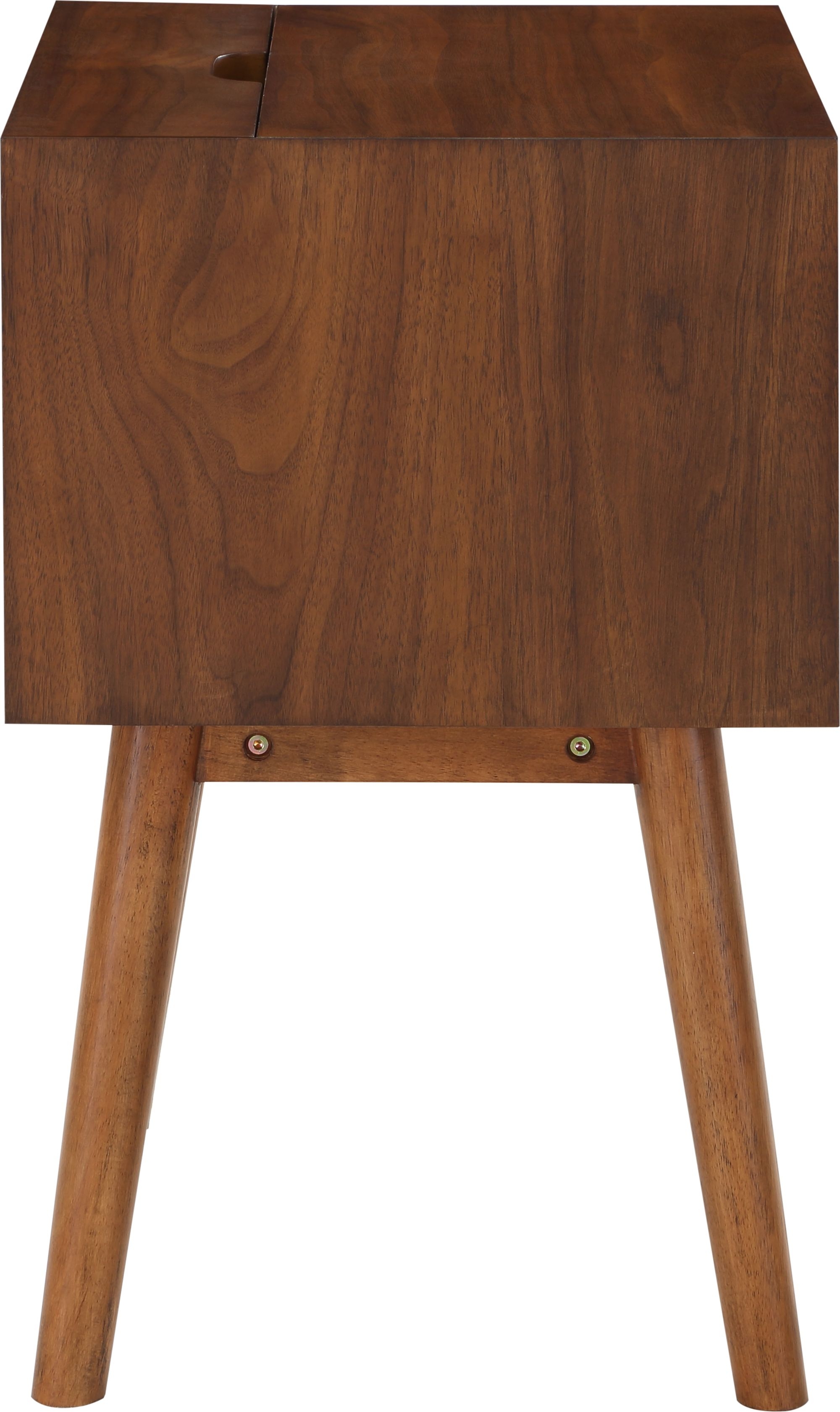 Teddy 2-Drawer Wood Veneer Nightstand