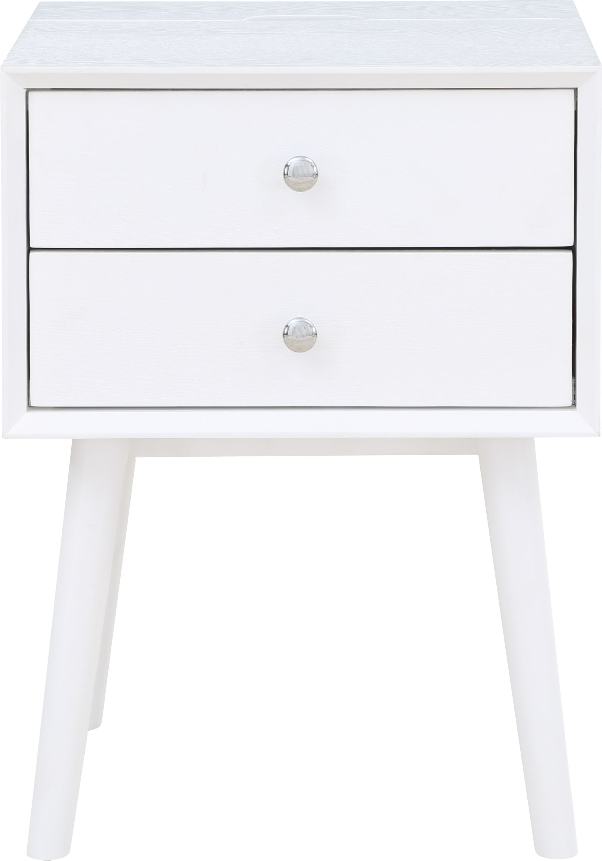 Teddy 2-Drawer Wood Veneer Nightstand