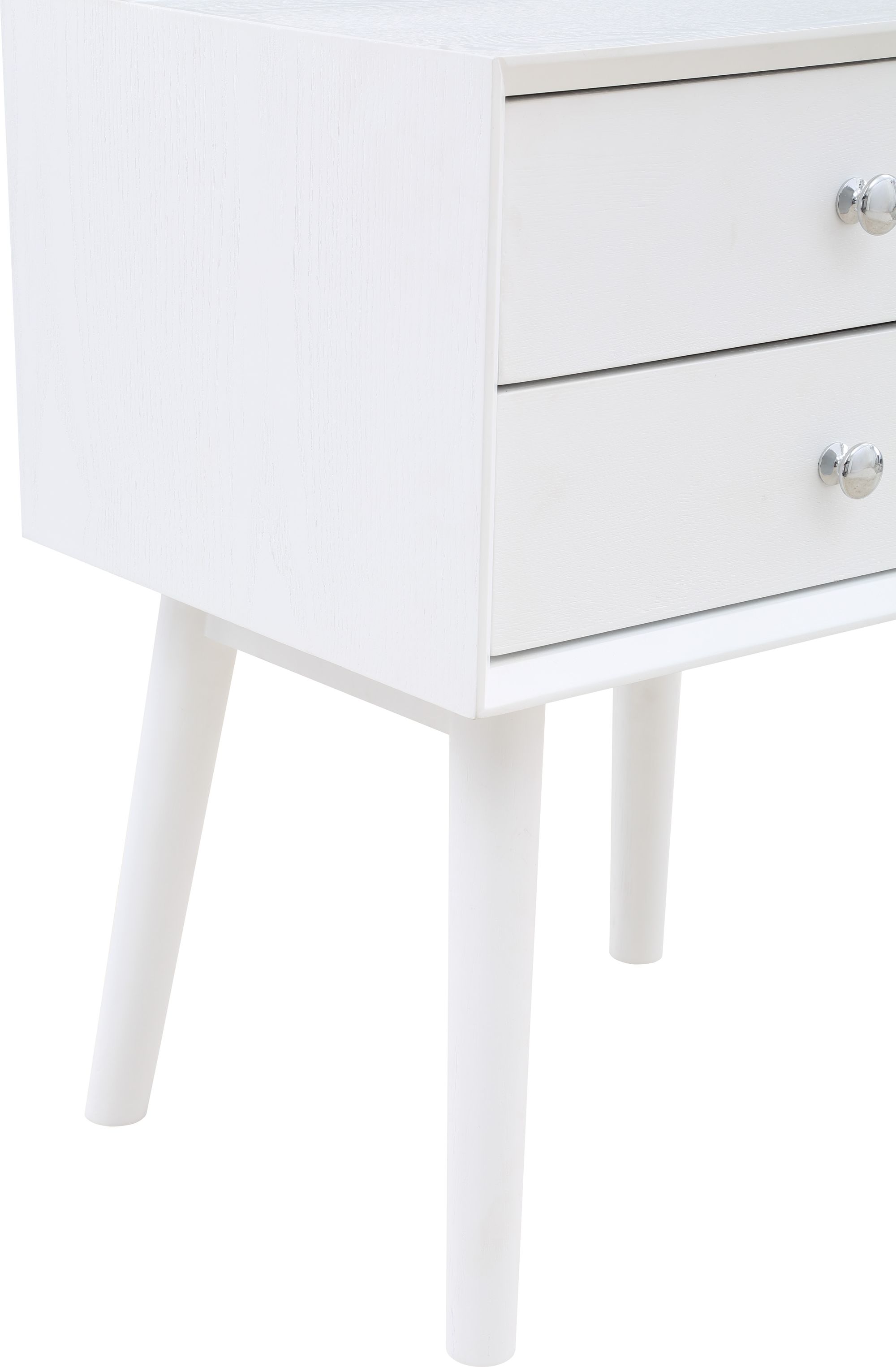 Teddy 2-Drawer Wood Veneer Nightstand