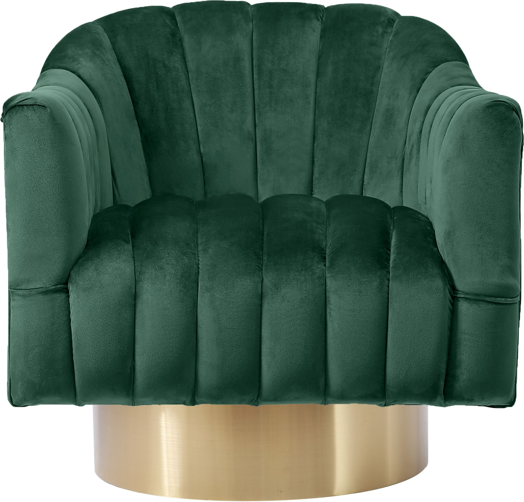 Farrah Velvet Chair with Swivel Base