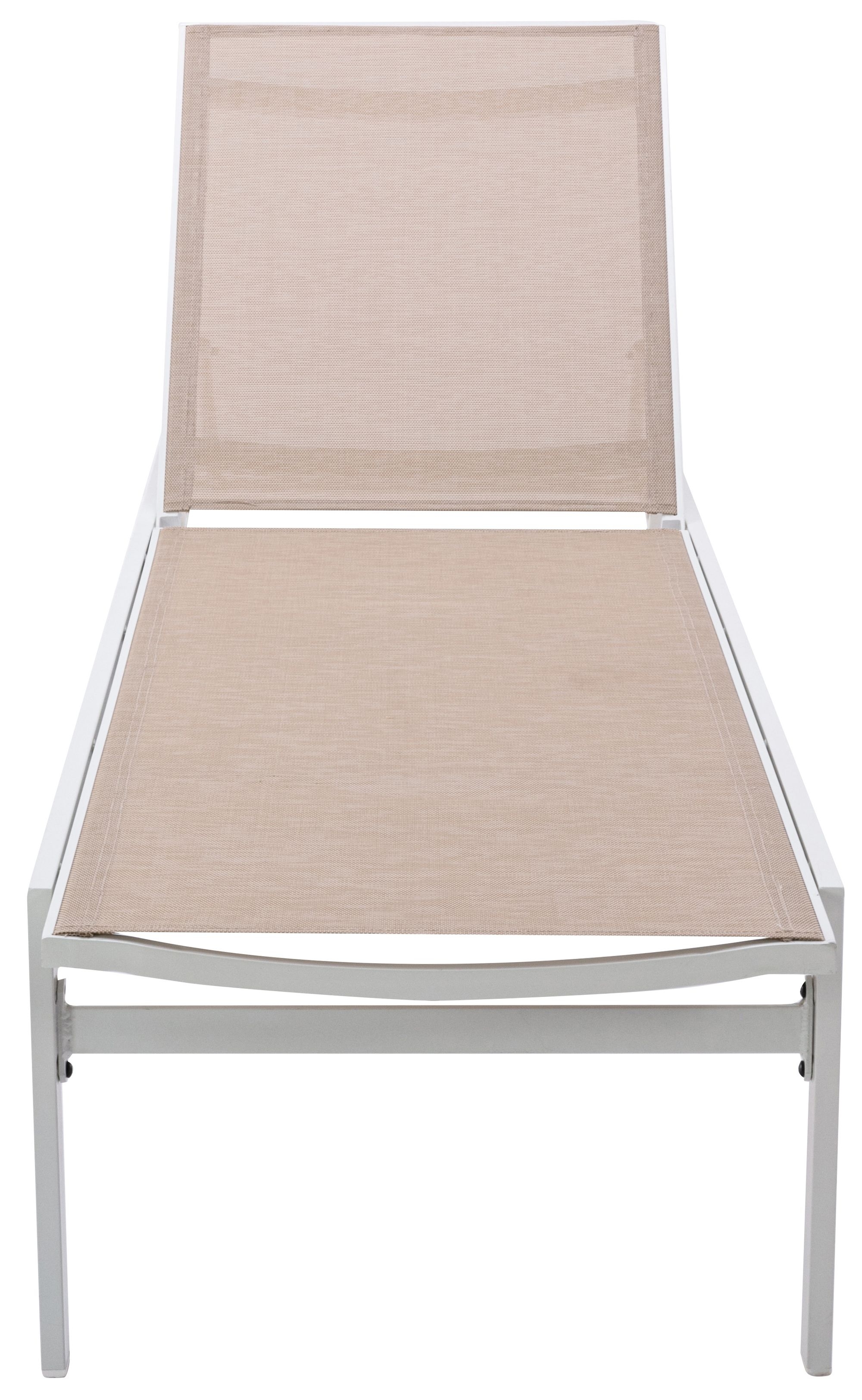 Santorini Outdoor Patio Mesh Waterproof Fabric Chaise Lounge Chair