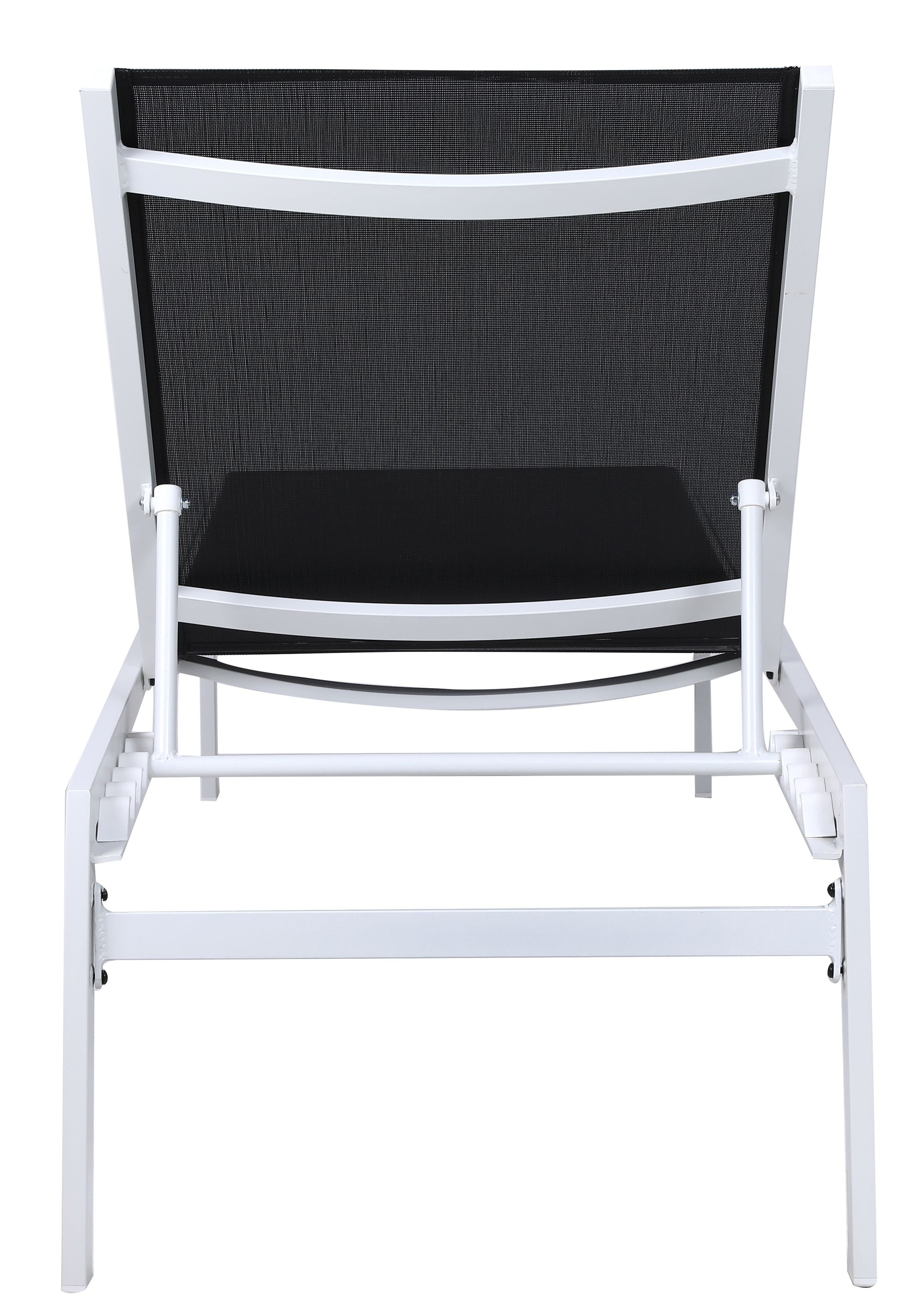 Santorini Outdoor Patio Mesh Waterproof Fabric Chaise Lounge Chair