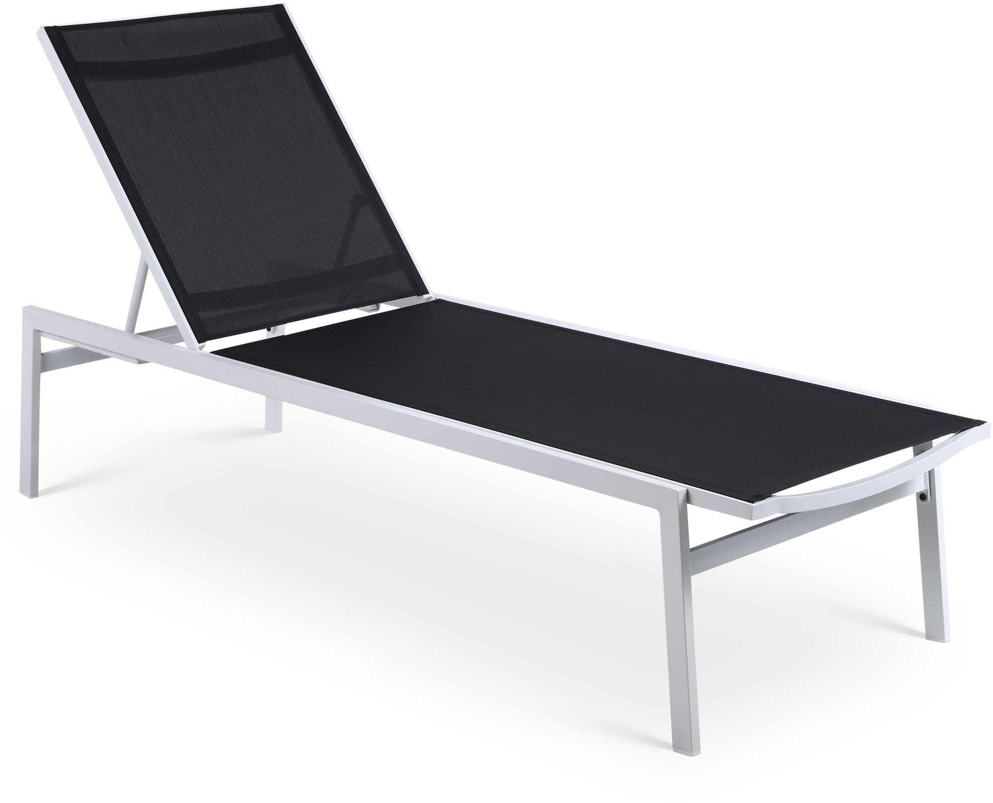Santorini Outdoor Patio Mesh Waterproof Fabric Chaise Lounge Chair