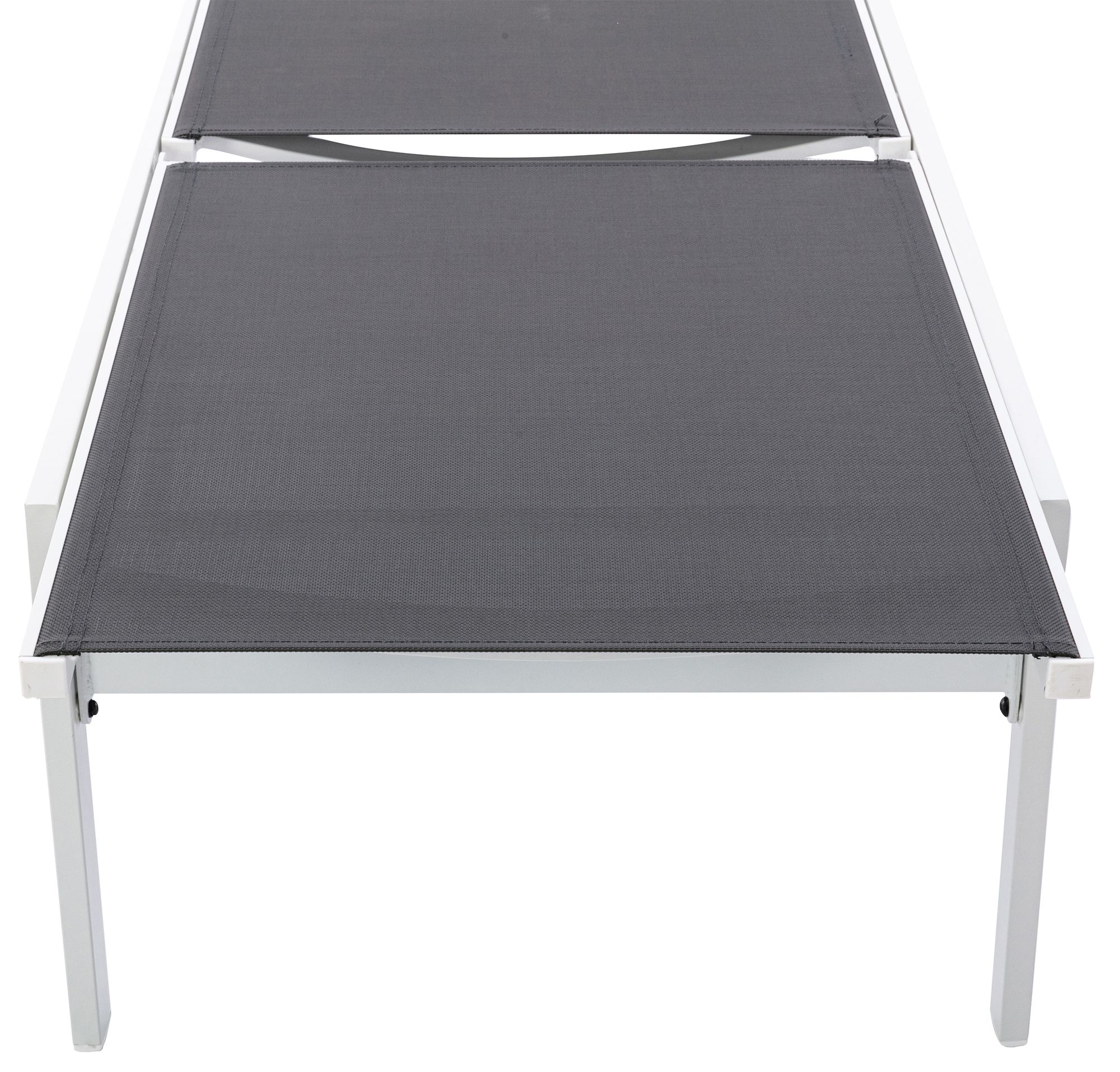 Santorini Outdoor Patio Mesh Waterproof Fabric Chaise Lounge Chair