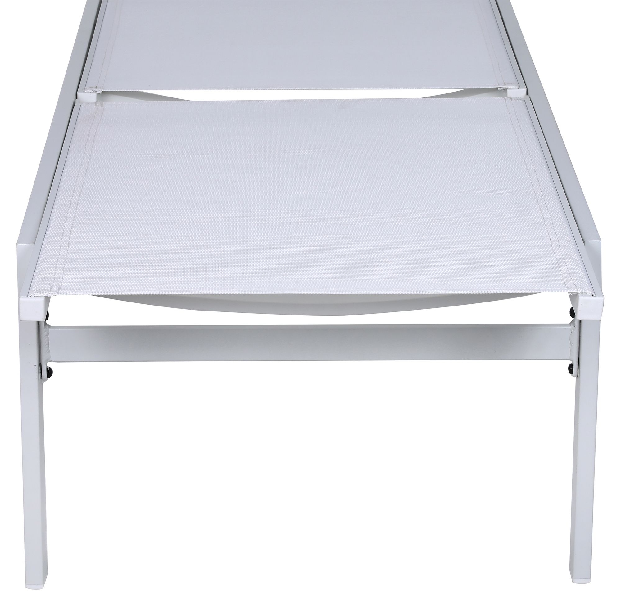 Santorini Outdoor Patio Mesh Waterproof Fabric Chaise Lounge Chair