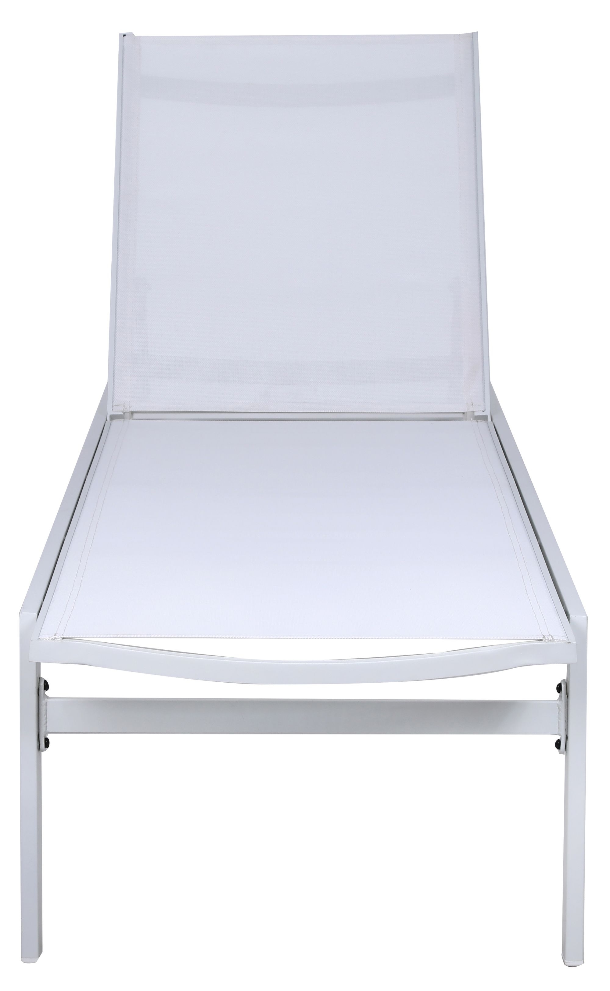 Santorini Outdoor Patio Mesh Waterproof Fabric Chaise Lounge Chair