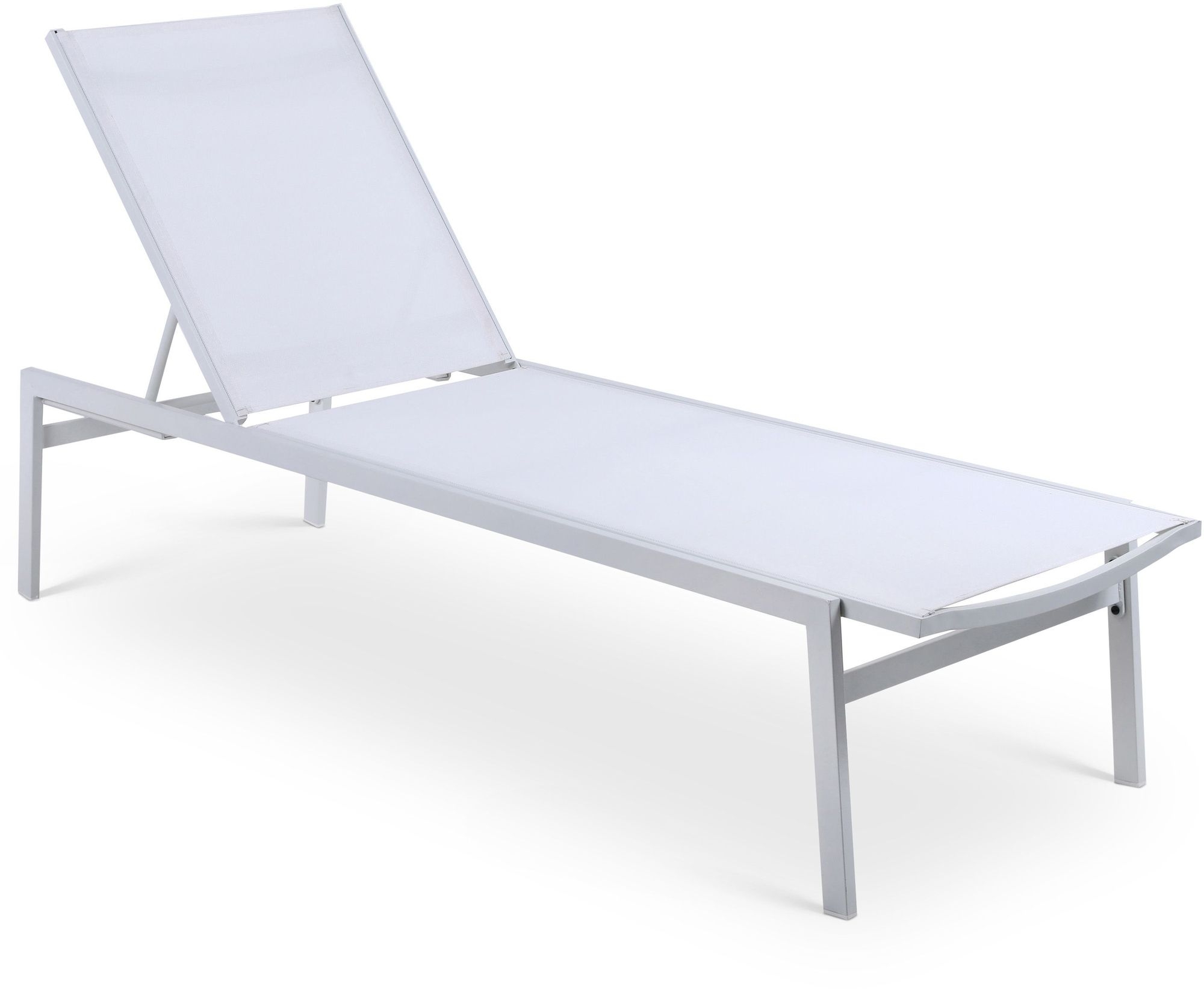 Santorini Outdoor Patio Mesh Waterproof Fabric Chaise Lounge Chair