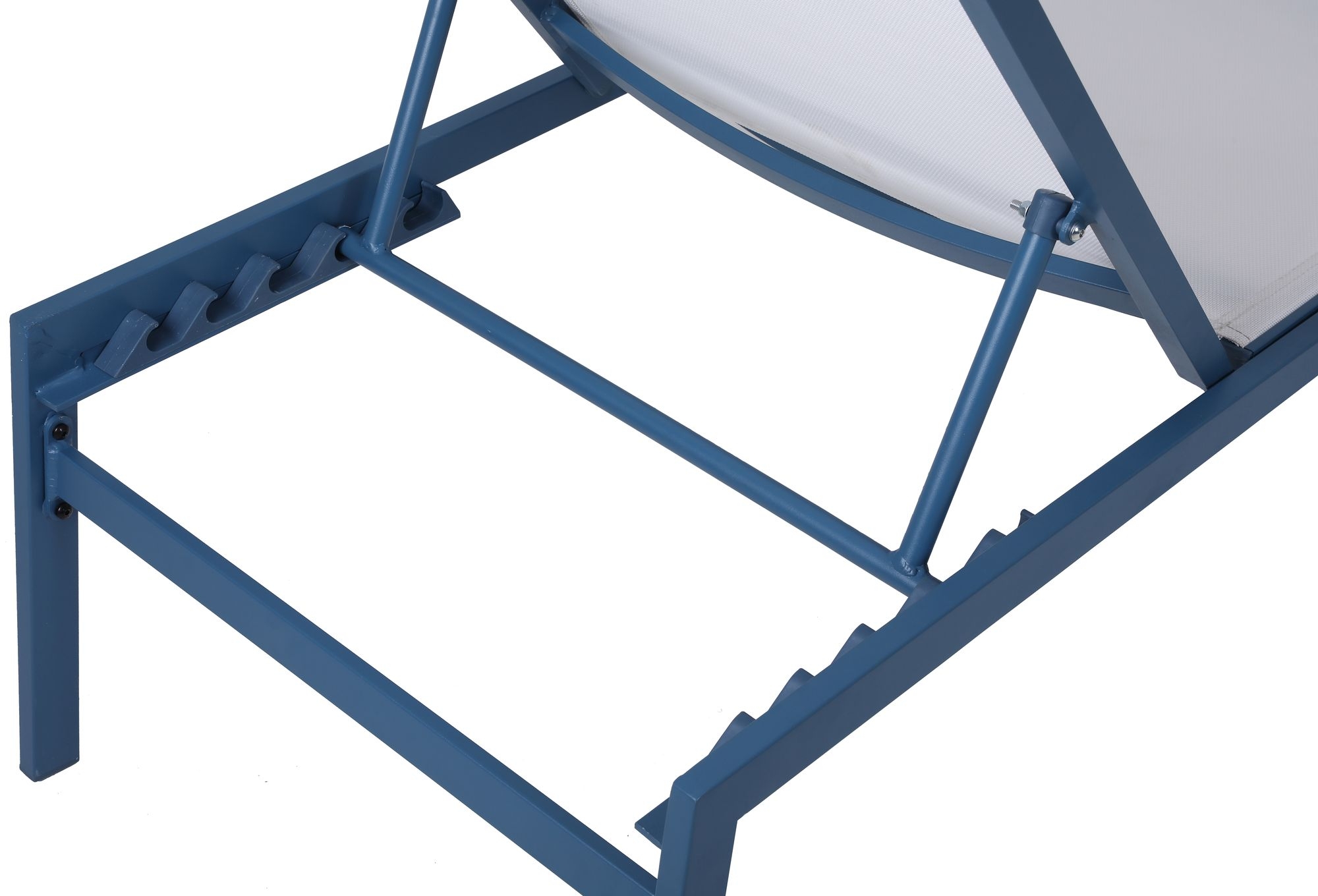 Santorini Outdoor Patio Mesh Waterproof Fabric Chaise Lounge Chair